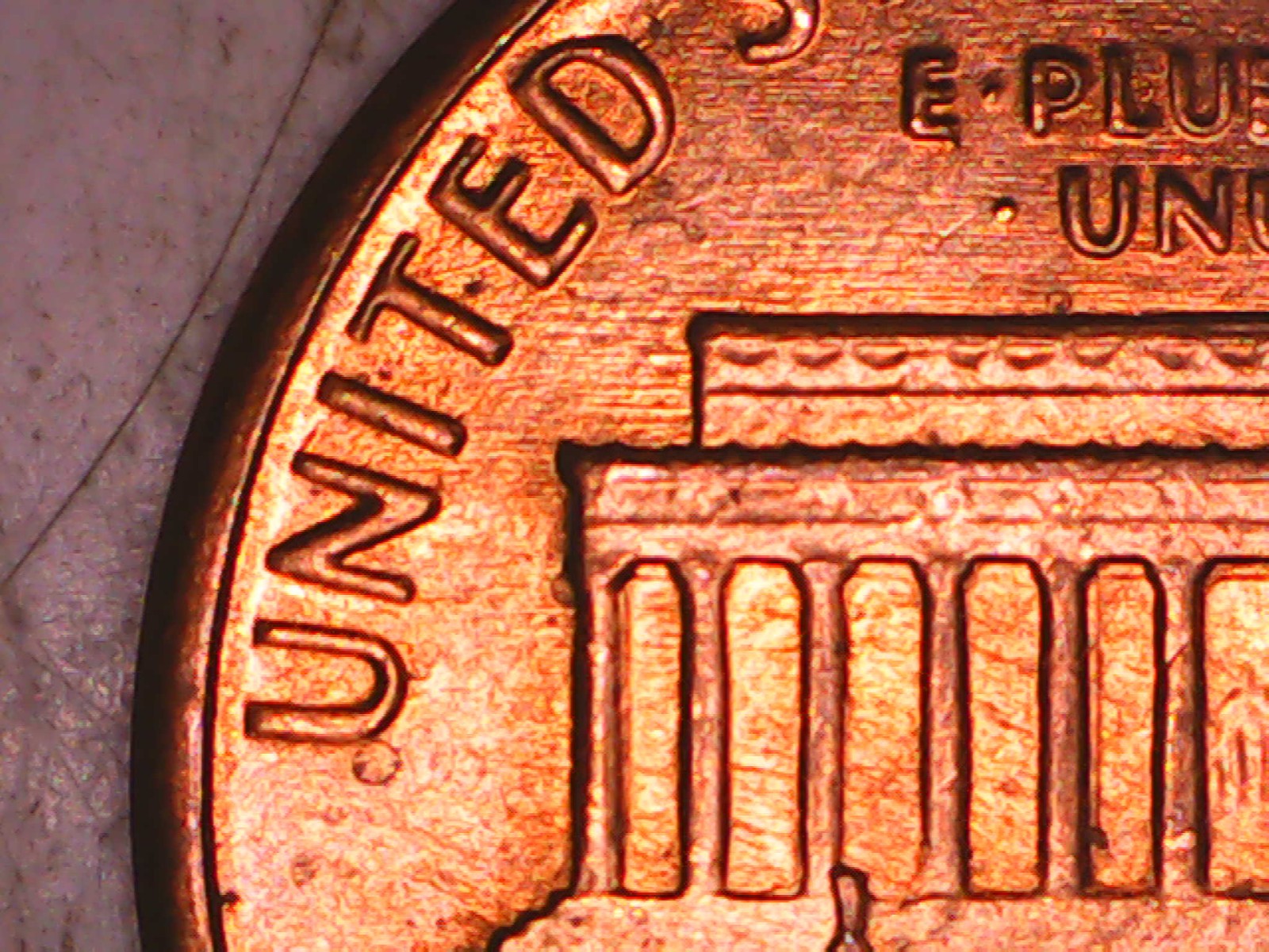 TWO ERRORS, 1986-P LINCOLN MEMORIAL CENT RD DIE CRACK & DDR P-274