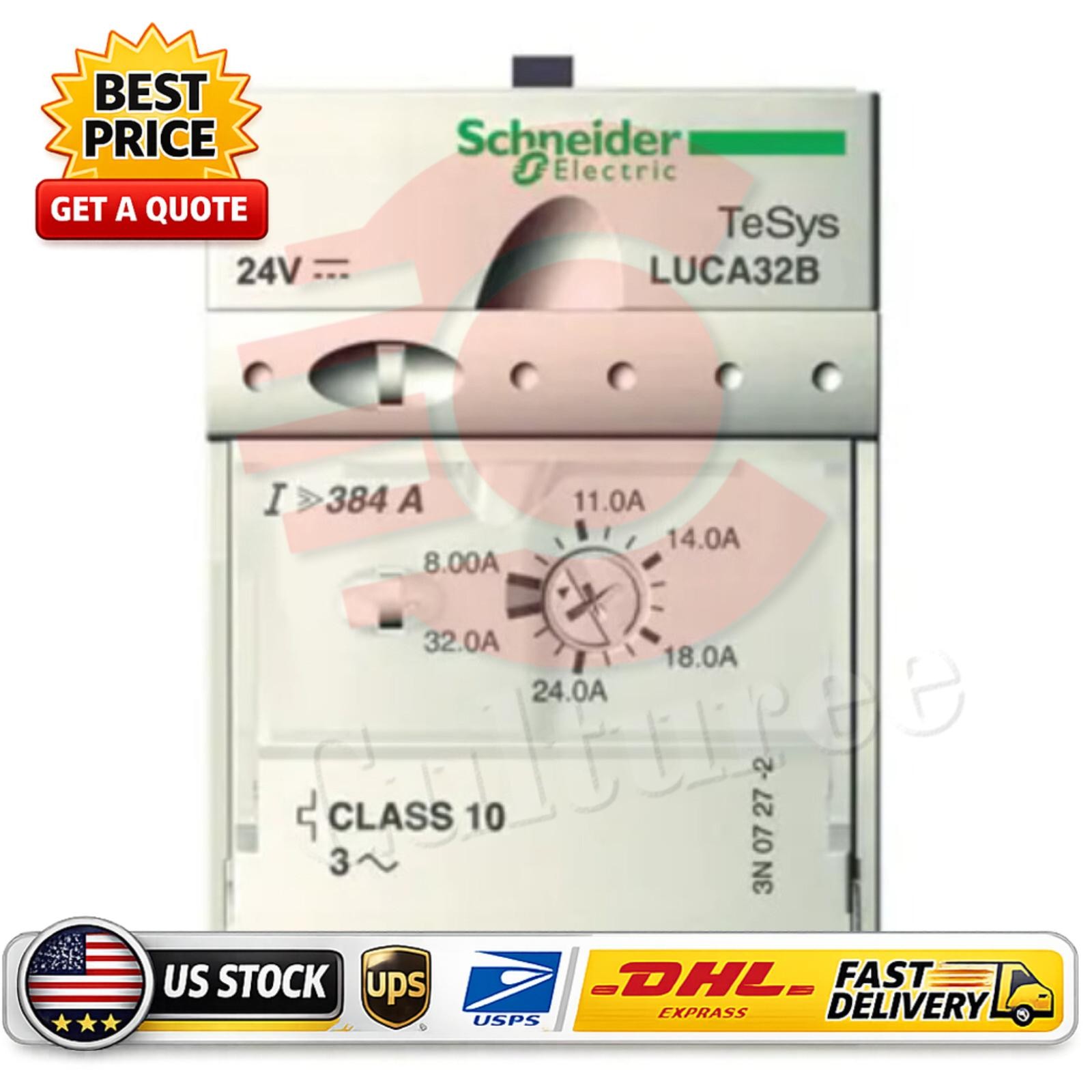 NEW Schneider Electric LUCA32B 8-32A 3P 240V~ Standard Motor Control Unit