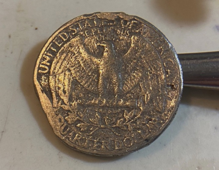 1981 D Quarter Multiple Error Coin