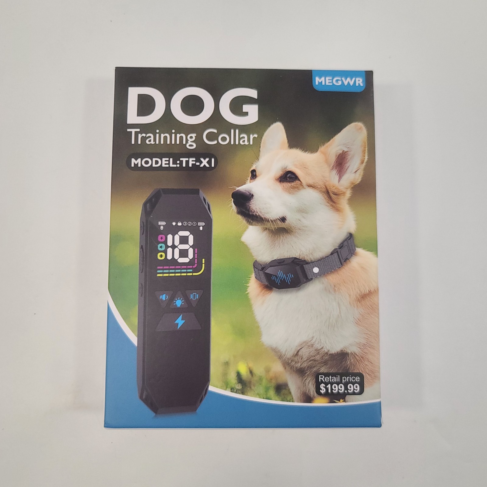 MEGWR Dog Training Collar Remote Model TF-XI Rechargeable Waterproof 2500Ft