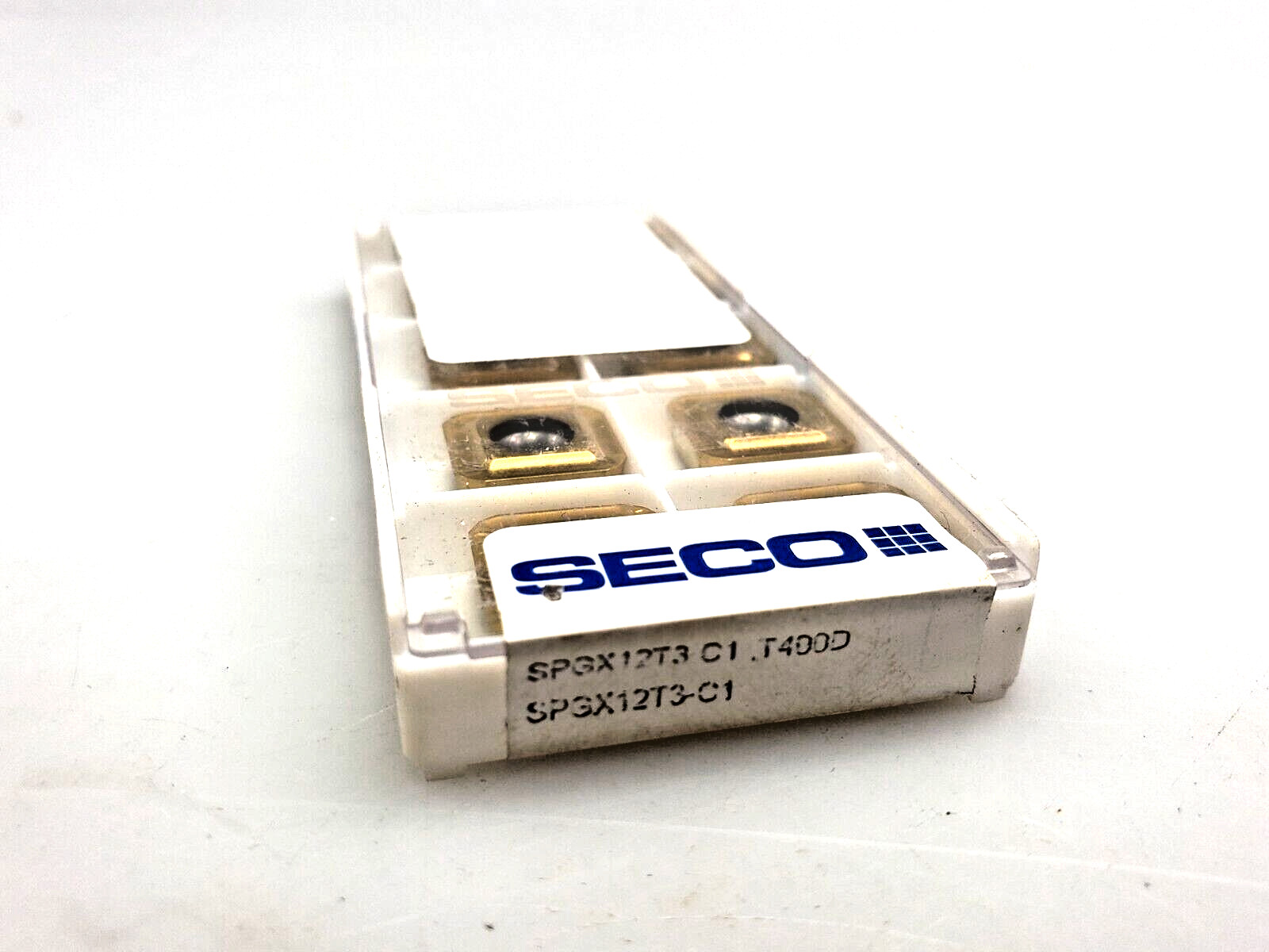 SECO SPGX 12T3-C1 T400D Carbide Drilling Inserts (Box of 10)