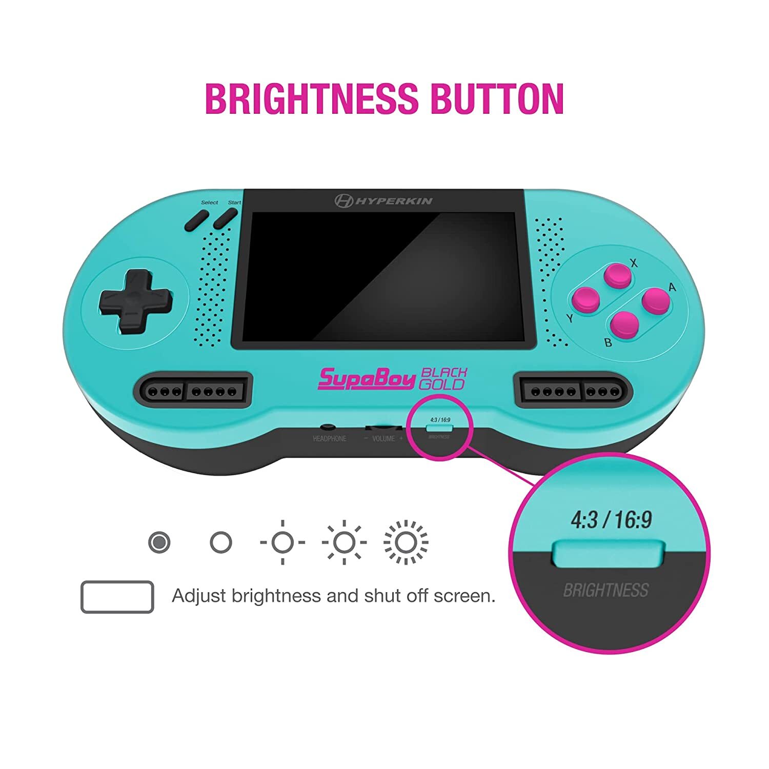 Hyperkin SupaBoy Portable Console for Super NES / Super Famicom - Hyper Beach
