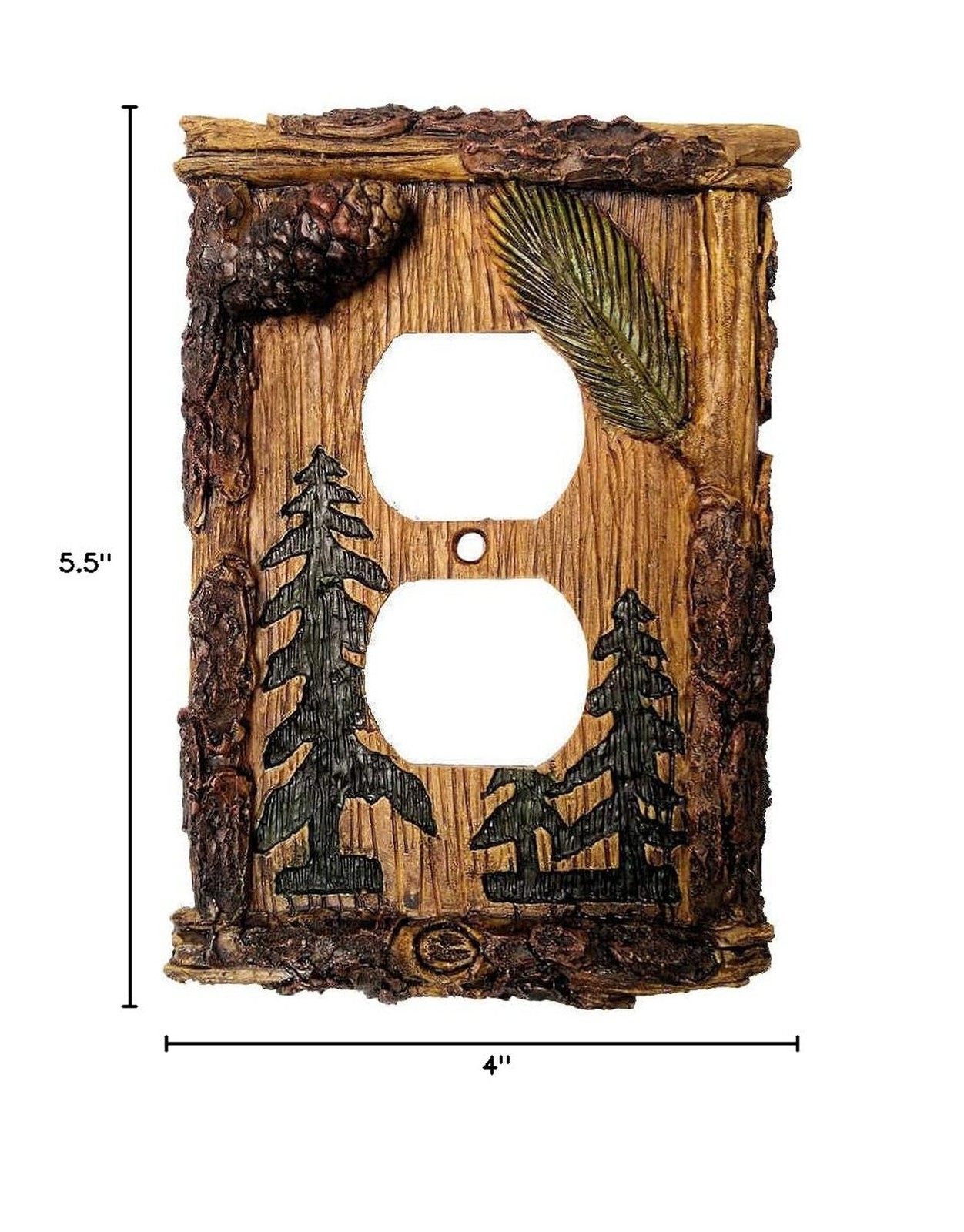 Pine Cone Outlet Cover