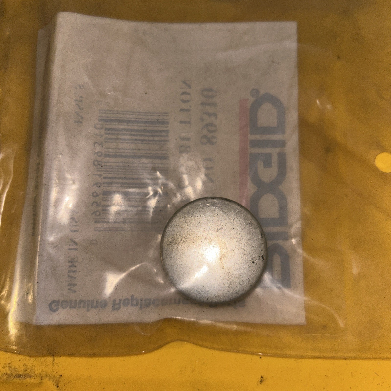 Ridgid 89310 Plug Button - Made in the USA