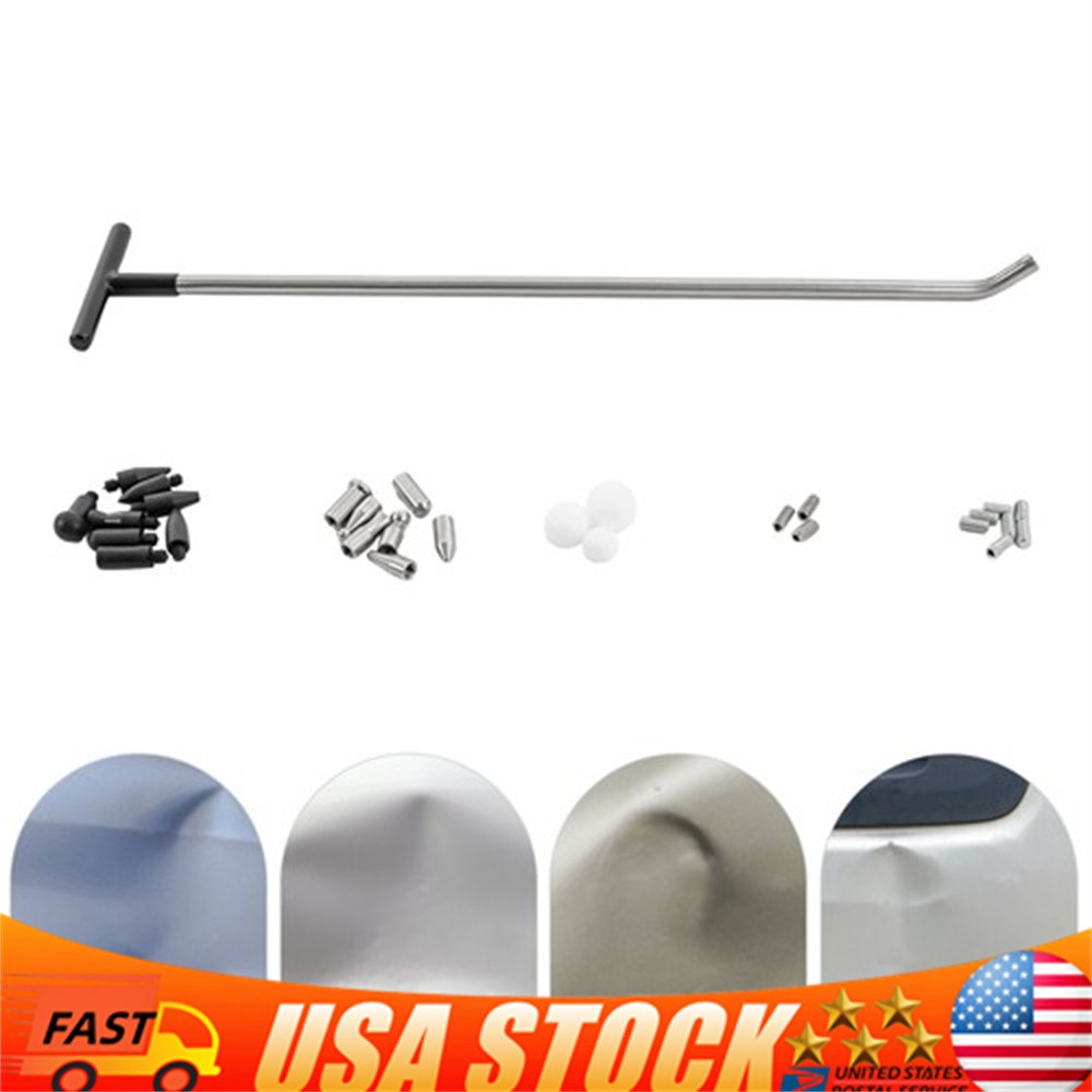 Paintless Dent Removal Tool Kit Dent Repair Set Pdr Tools Rods Car Repairing Kit