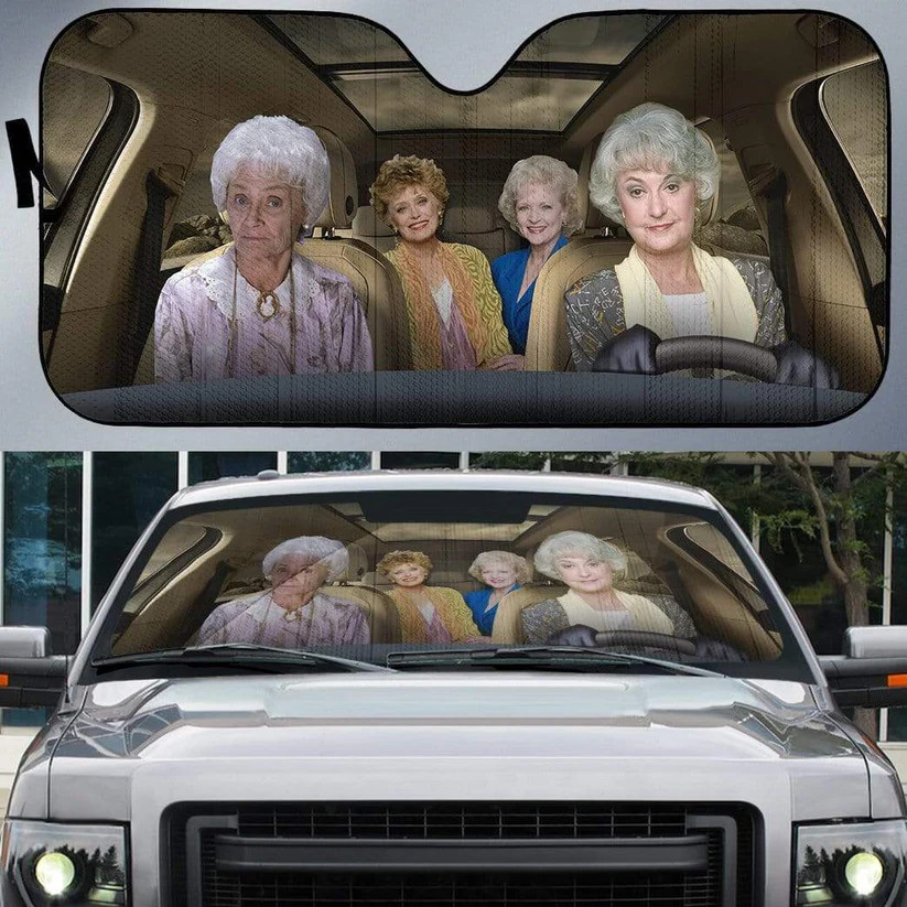 Perfect Golden Girls Auto Sun Shade, Gift ideas for Fans