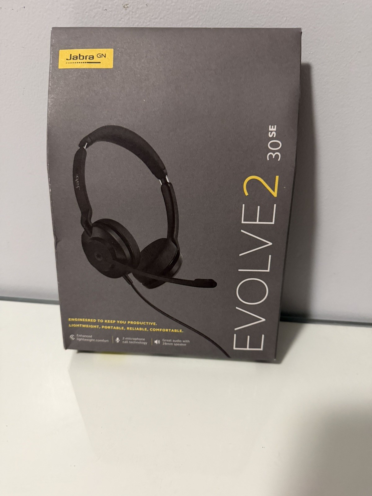 Jabra EVOLVE2 30 SE Wired Headset USB Call Center Used