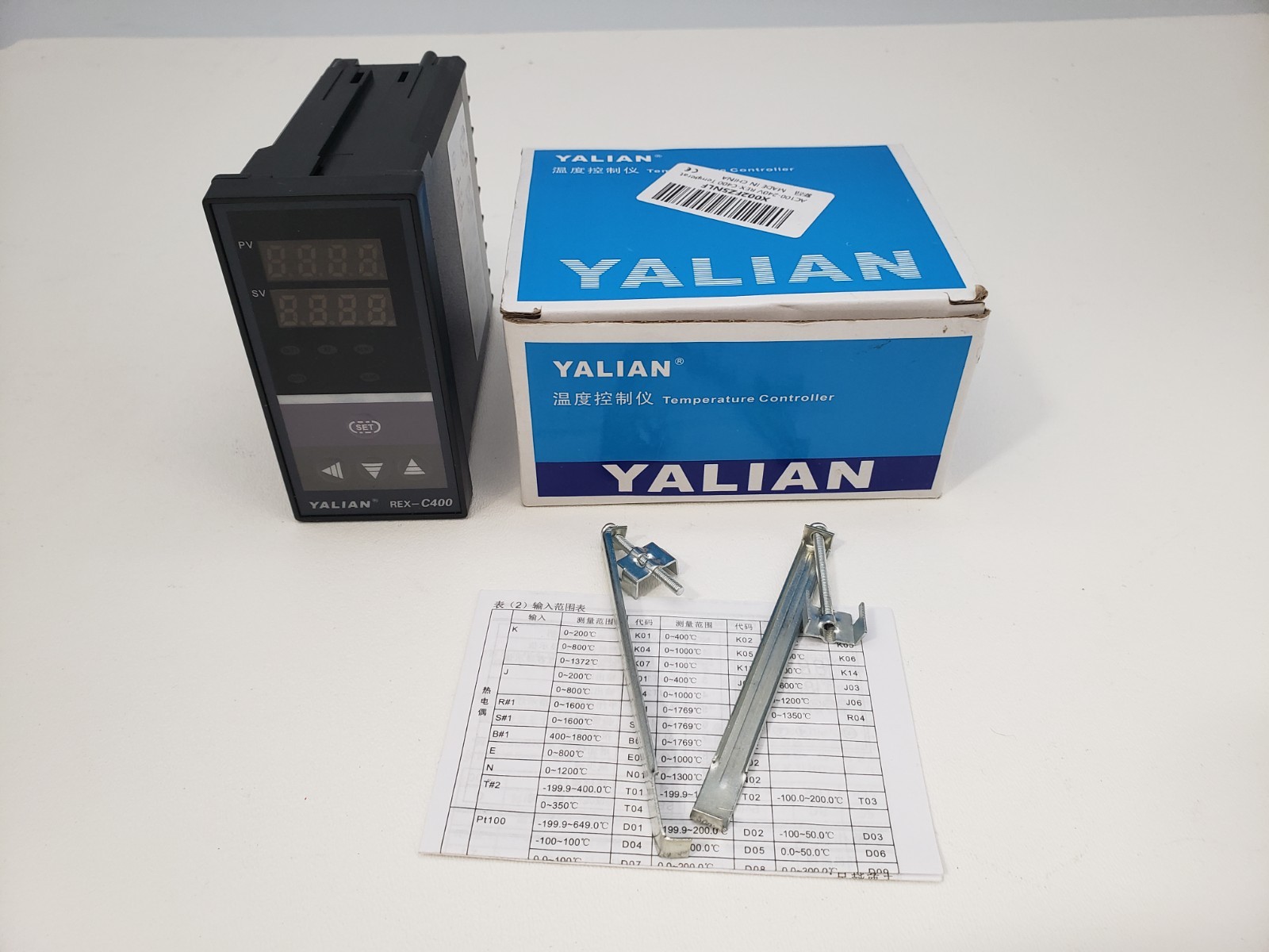 REX-C400 Yalian Temperature Controller 50/60Hz AC100-240V (Complete Kit)
