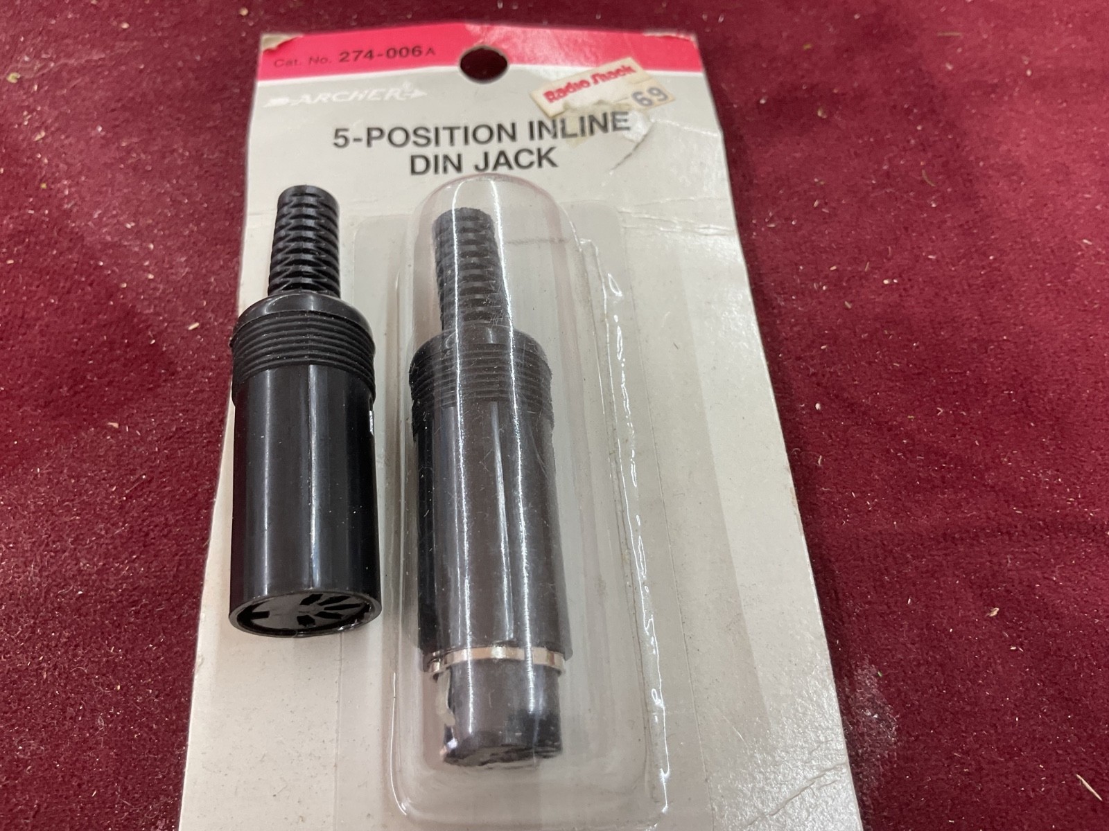 RadioShack five position in line Din Jack 274-006