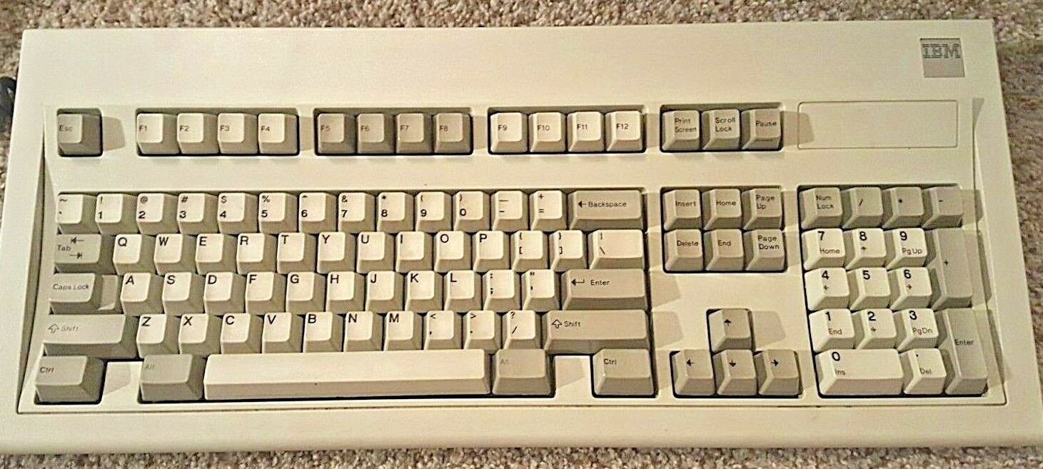 IBM Model M Single Keycap Buckling Spring Mechanical Keyboard Key Replacement