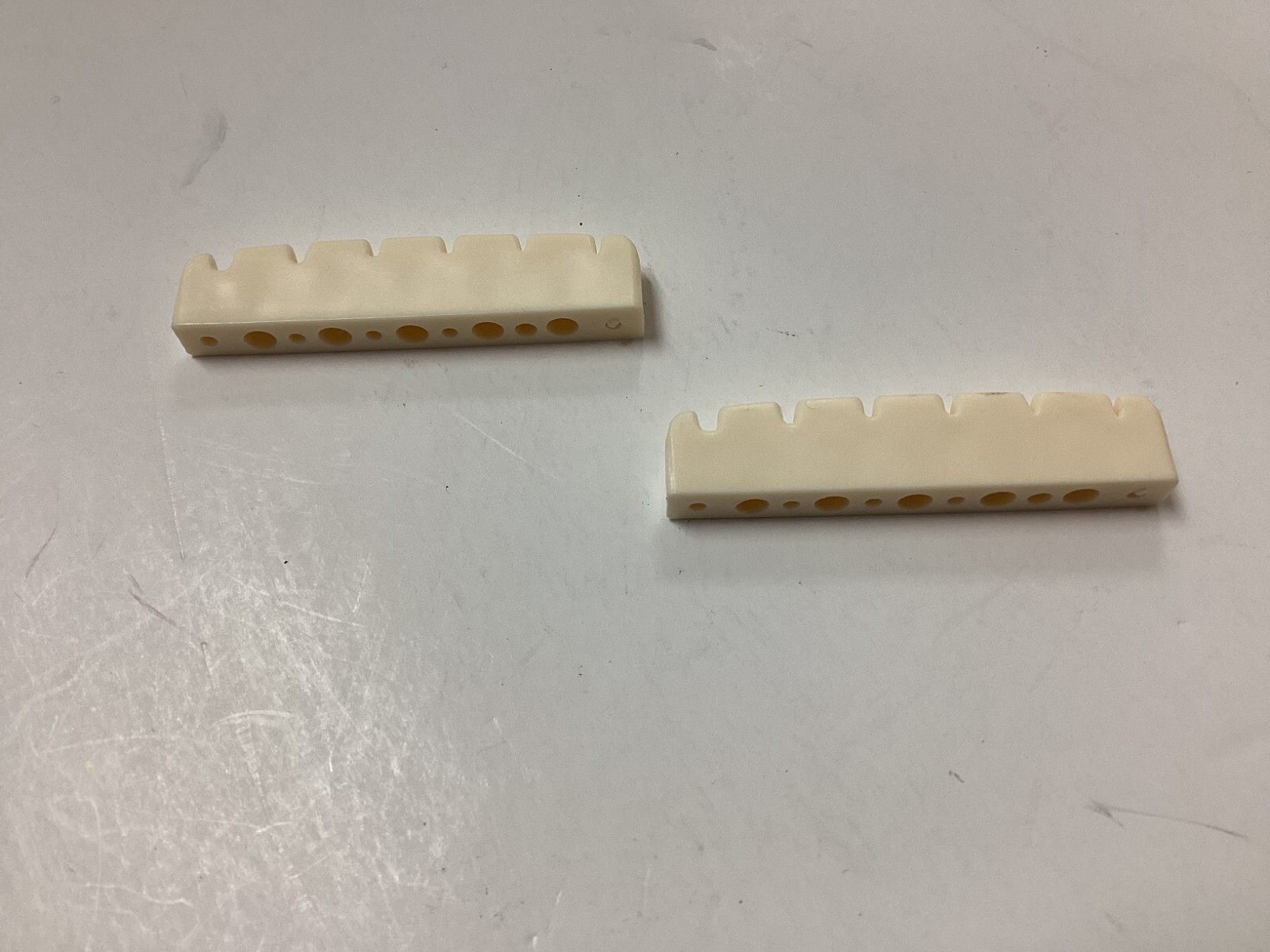 WD Music 900E Slotted Guitar Nut (2) Lot PLastic