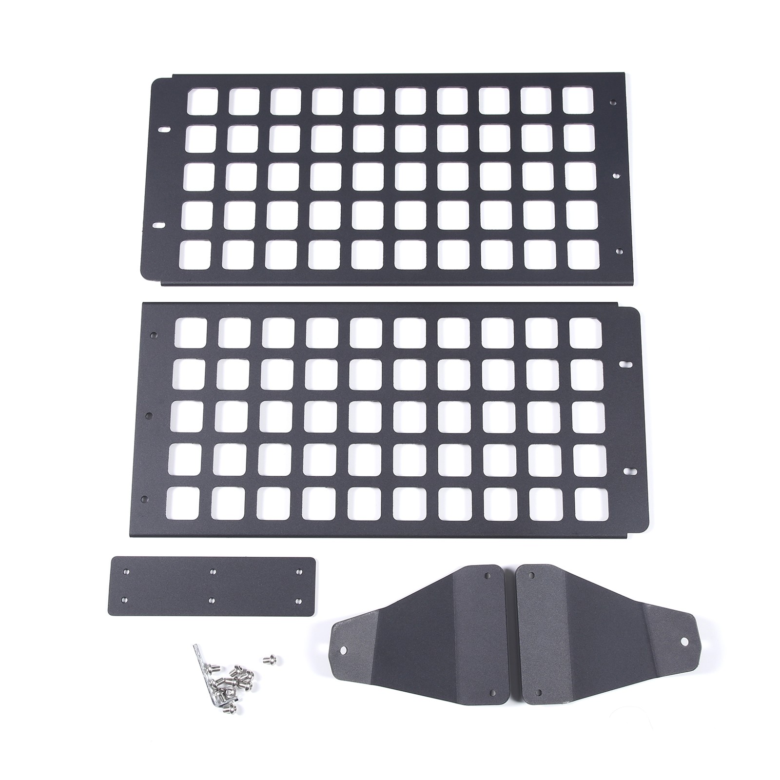 Fits Toyota FJ Cruiser 2007-2021 Front Roof Molle Storage Bag Bracket Alloy Rack