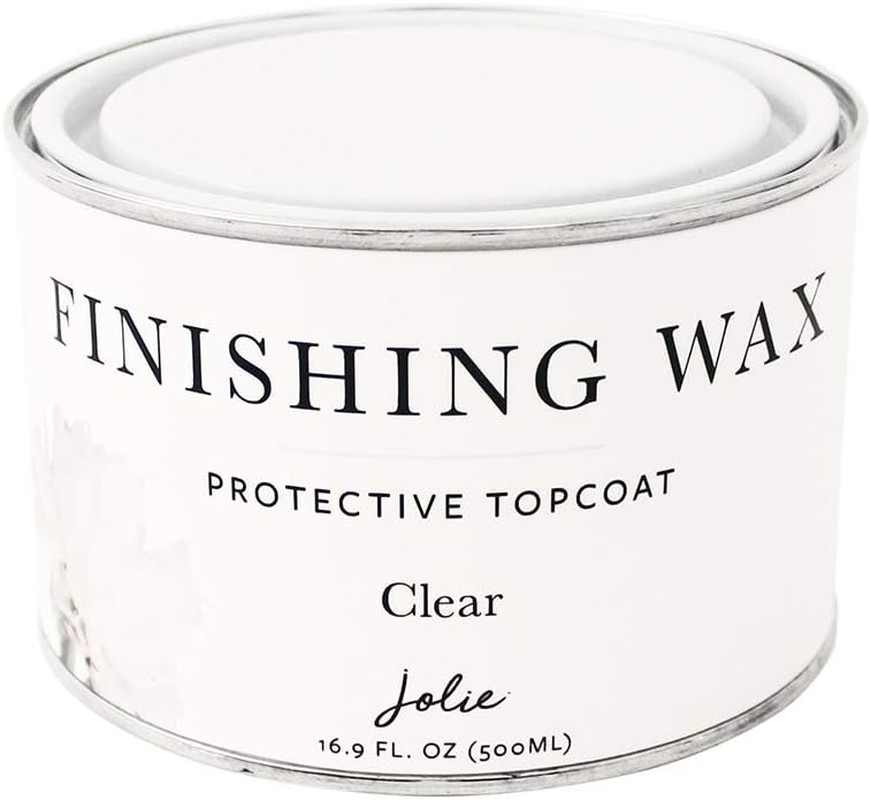 Finishing Wax - Protective Topcoat Paint - Use on Interior Furniture, Cabinets,