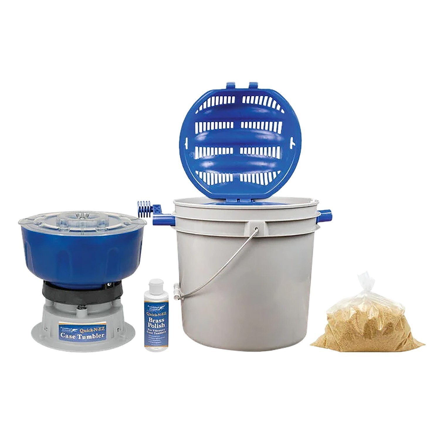 Frankford Quick-N-EZ Tumbler Case Cleaning Kit w Media Separator Polish #645880