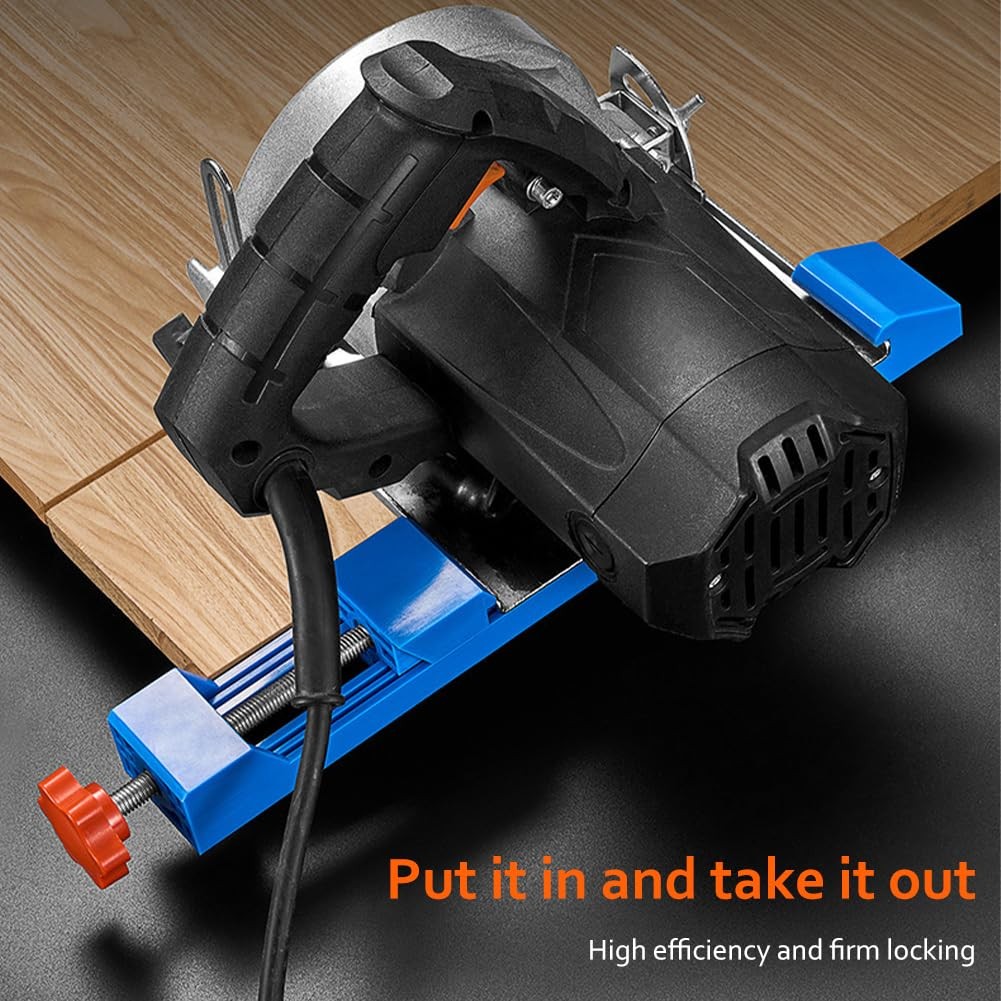 Circular Saw Guide Rail, Adjustable Cutting Machine Base Guide for 4-6 Inch Base