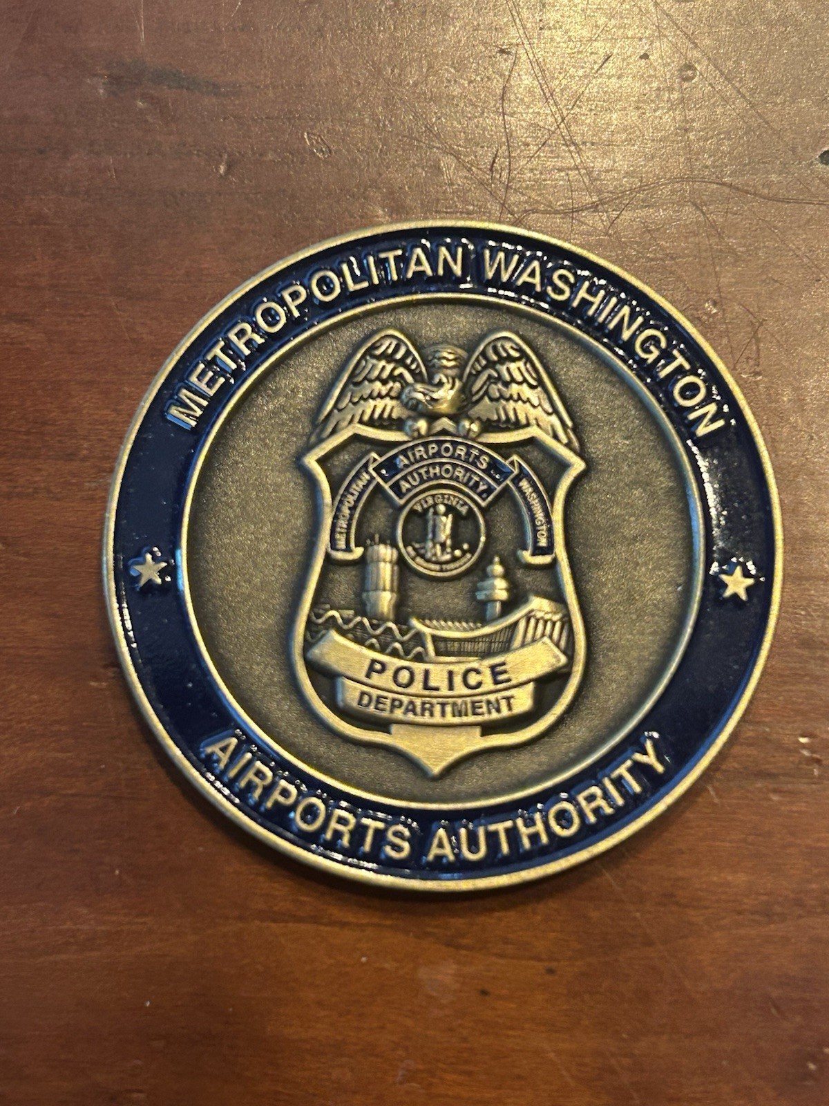 Metropolitan Washington Airports Authority Explosive Detection  Challenge Coin