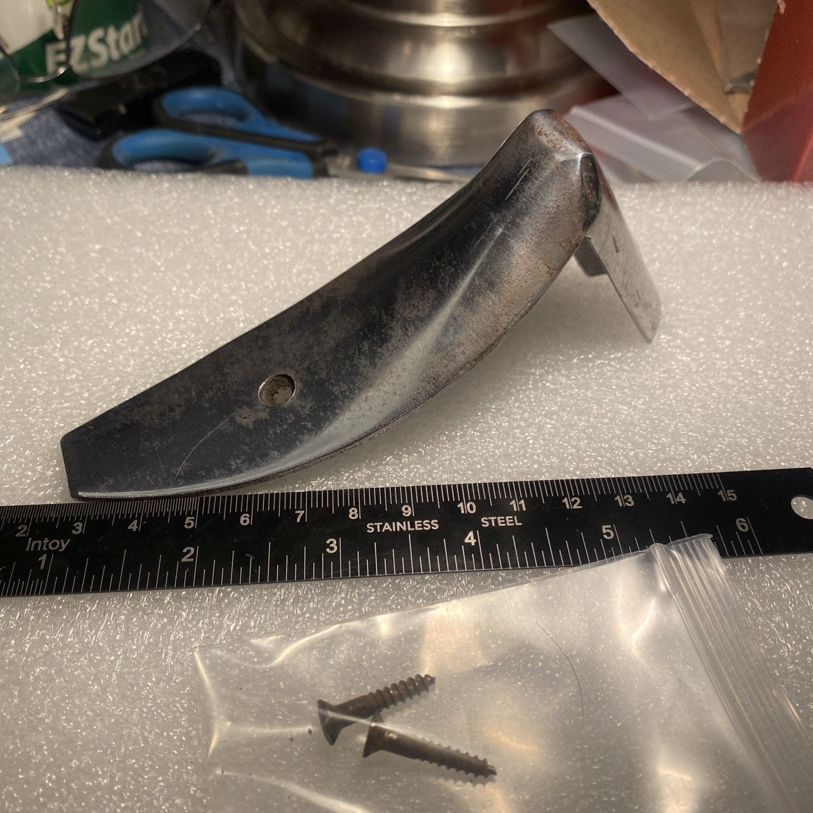 CVA Mountain Rifle Steel  Butt Plate  Muzzleloader, Black Powder Rifle