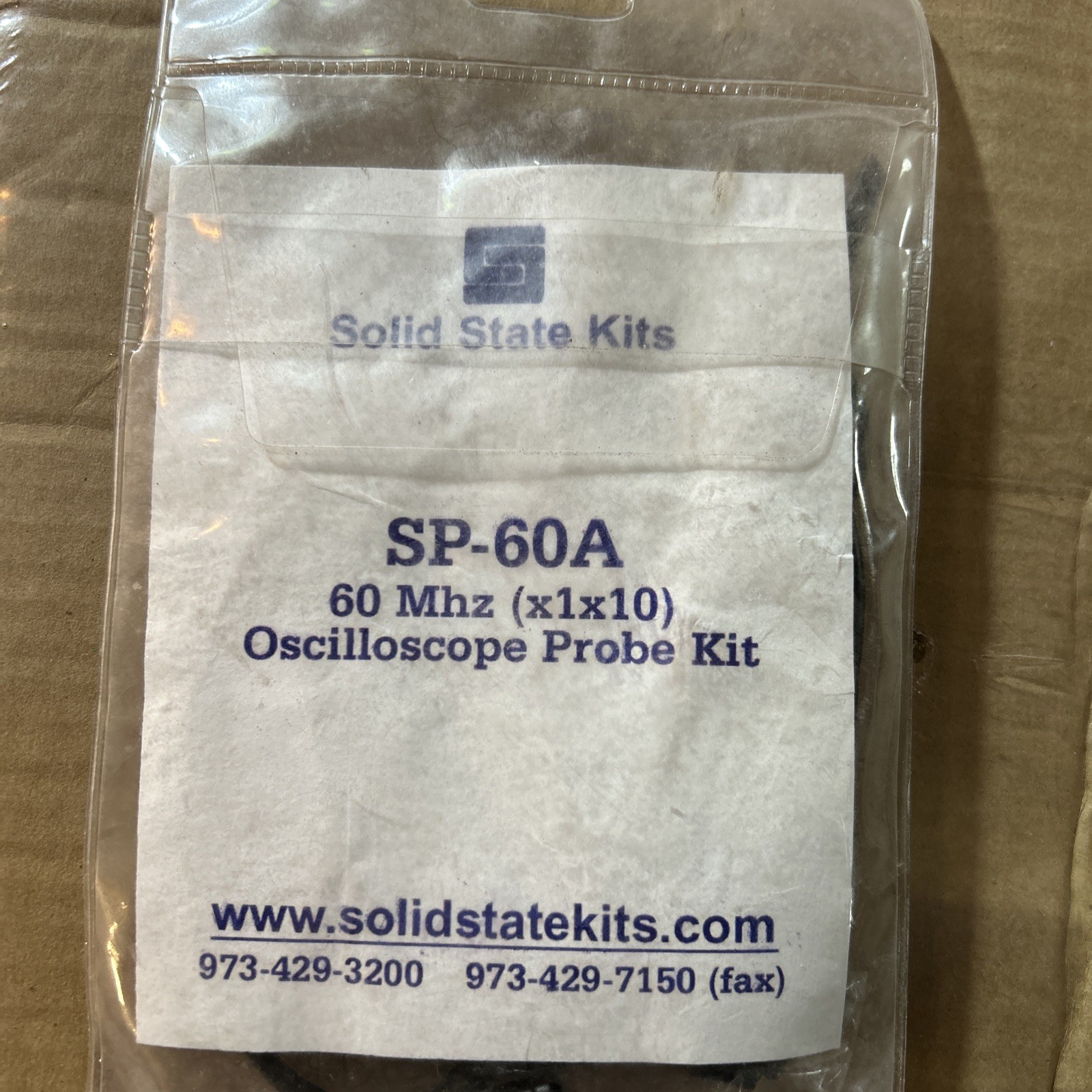 Oscilloscope Probe Kit model SP-60A Solid State