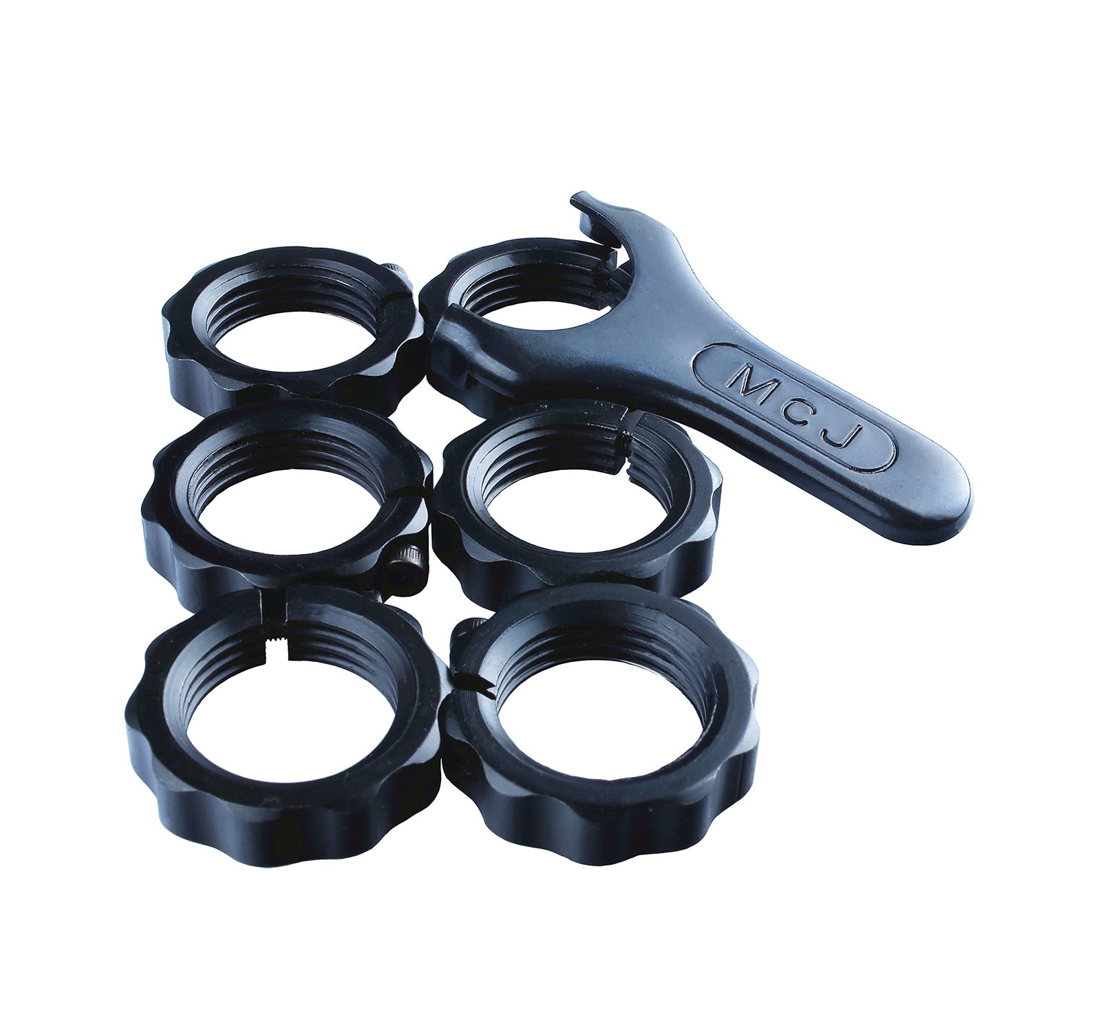 McJ Tools Reloading Die Lock Rings 1st Gen 6pack