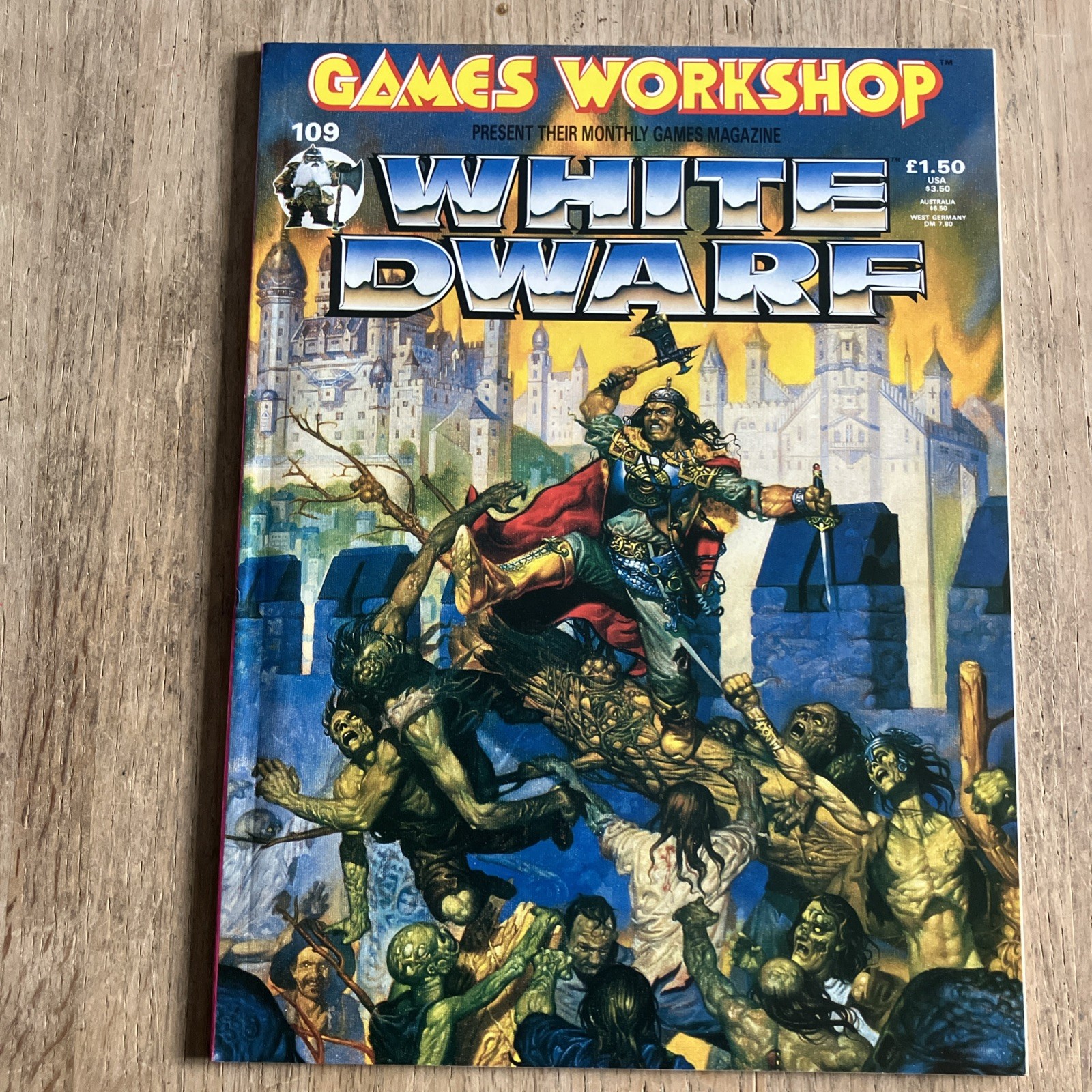 White Dwarf Magazine Games Workshop Issue 109 January 1989 Vintage RPG Fantasy