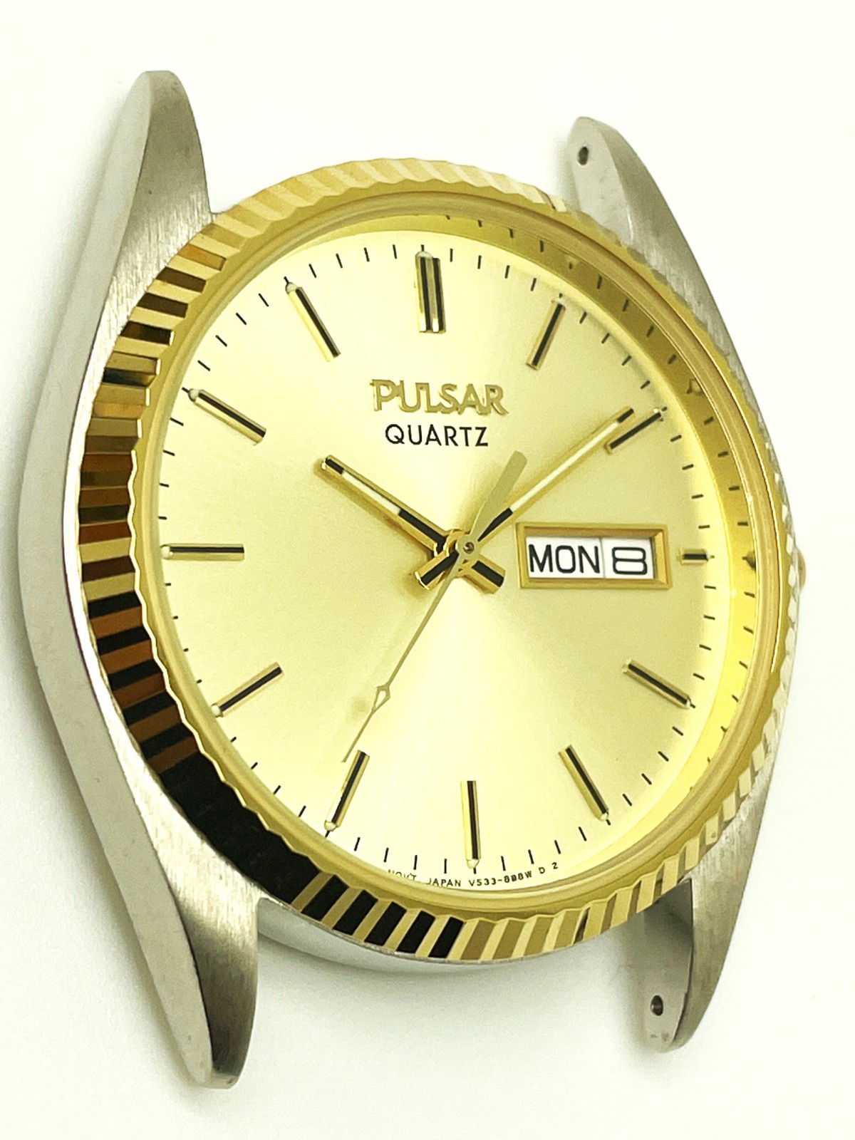 WATCH PARTS PULSAR by Seiko MEN'S V533-8B50 NOT-WORKING ANALOG WATCH CASE PXF104