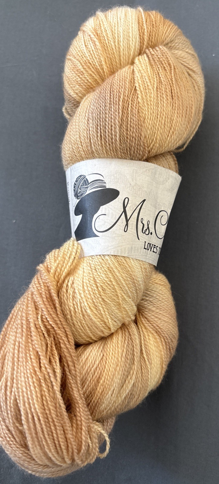 Mrs Crosby Loves To Play 840 Yds Winter Wheat 100% Superwash Merino Yarn