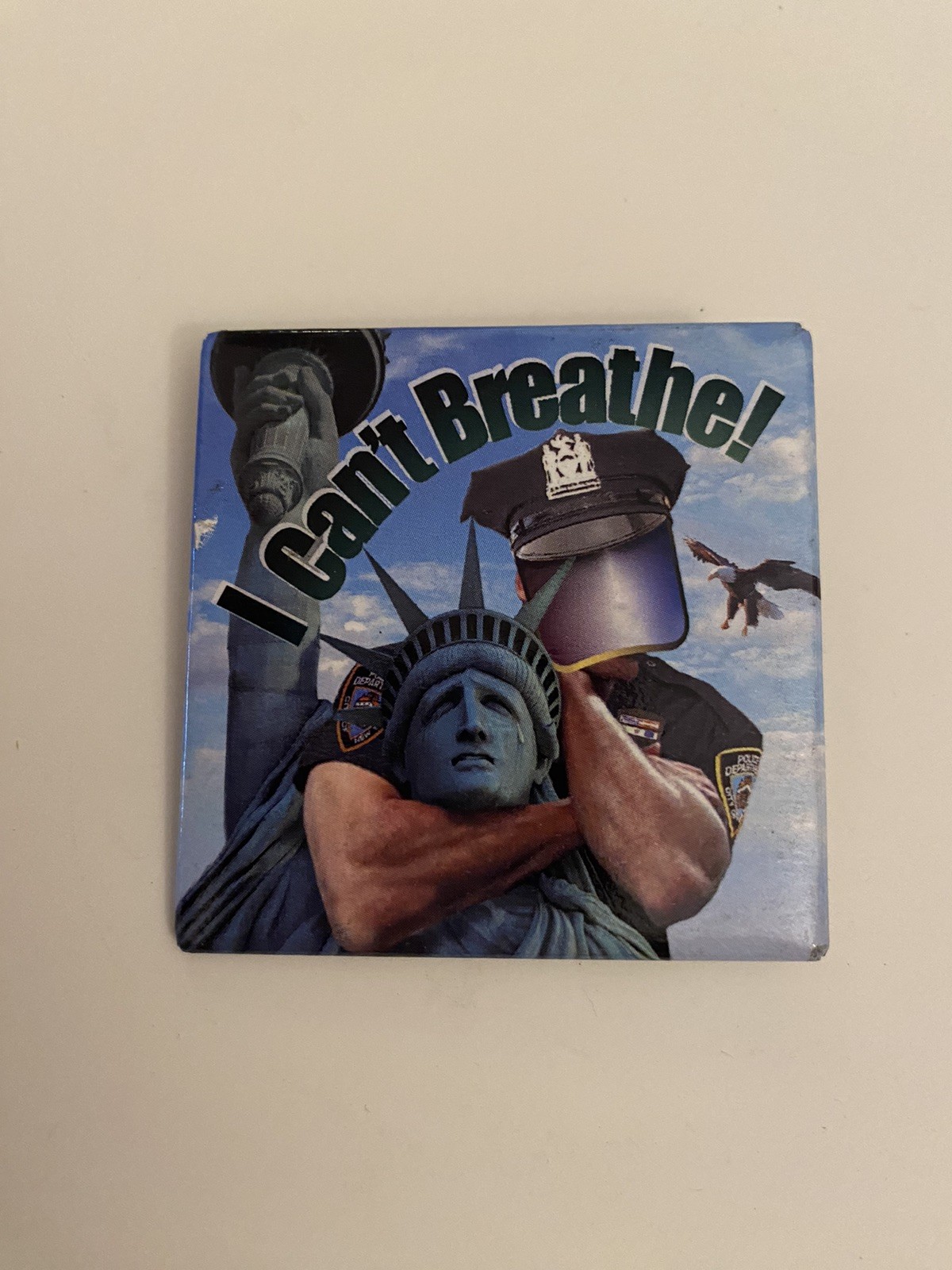 I Can’t Breathe! Protest Pin Back Button P26