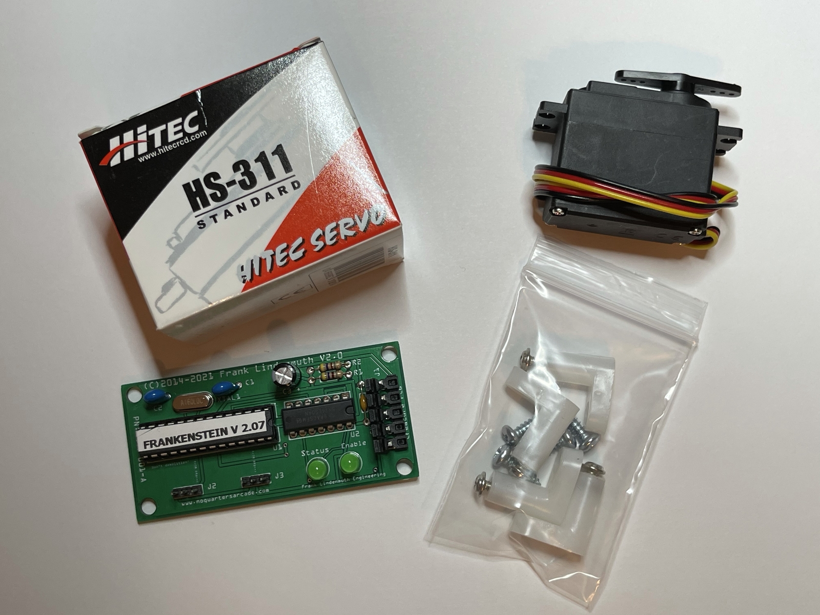 SEGA Frankenstein Pinball creature head controller board and servo BRAND NEW!