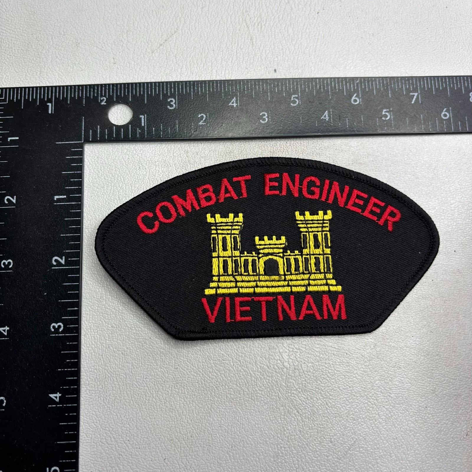COMBAT ENGINEER VIETMAN Military Theme Hat Patch 62NB