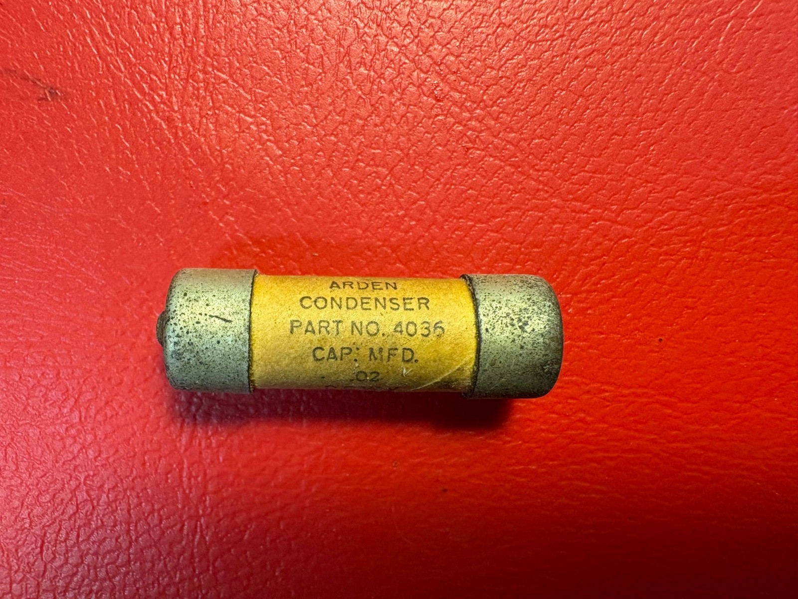 Arden Model Airplane Engine Ignition Condenser For Chassis