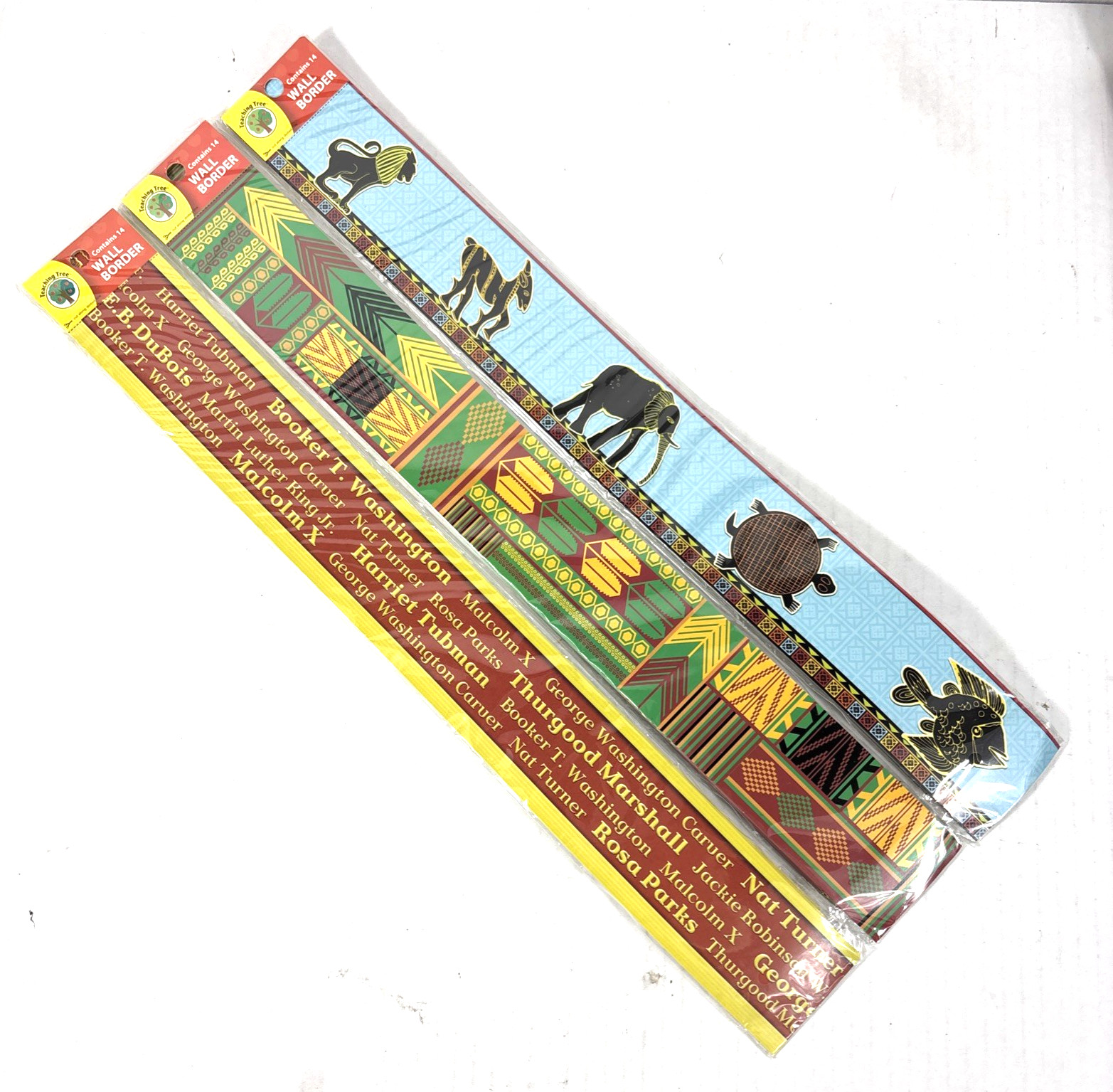 Teaching Tree Black History Classroom Trim Border Decor Educational New 3 Pkg