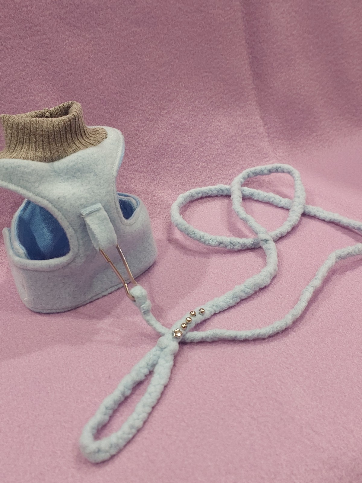 Blue Harness & Lead