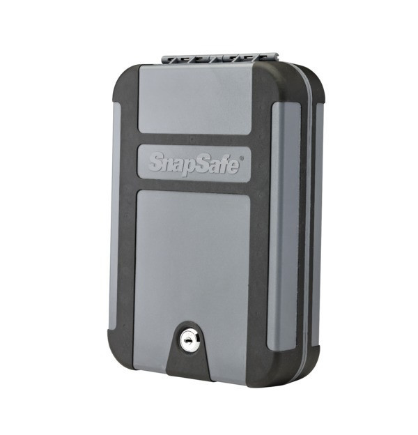 SnapSafe Treklite Key Lock Box XL, 10" x 7" x 2" Grey 75212