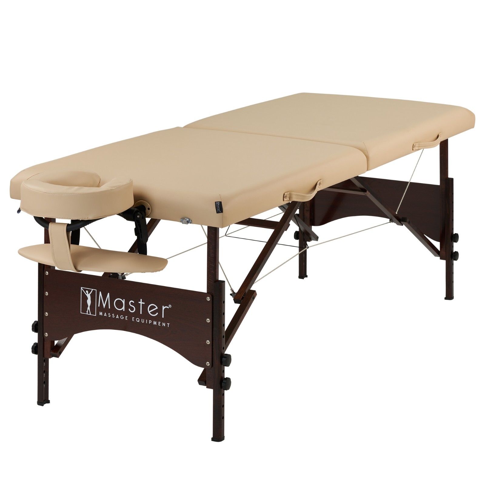 Master Massage 28" Argo Portable Massage Table Package in Cream Upholstery