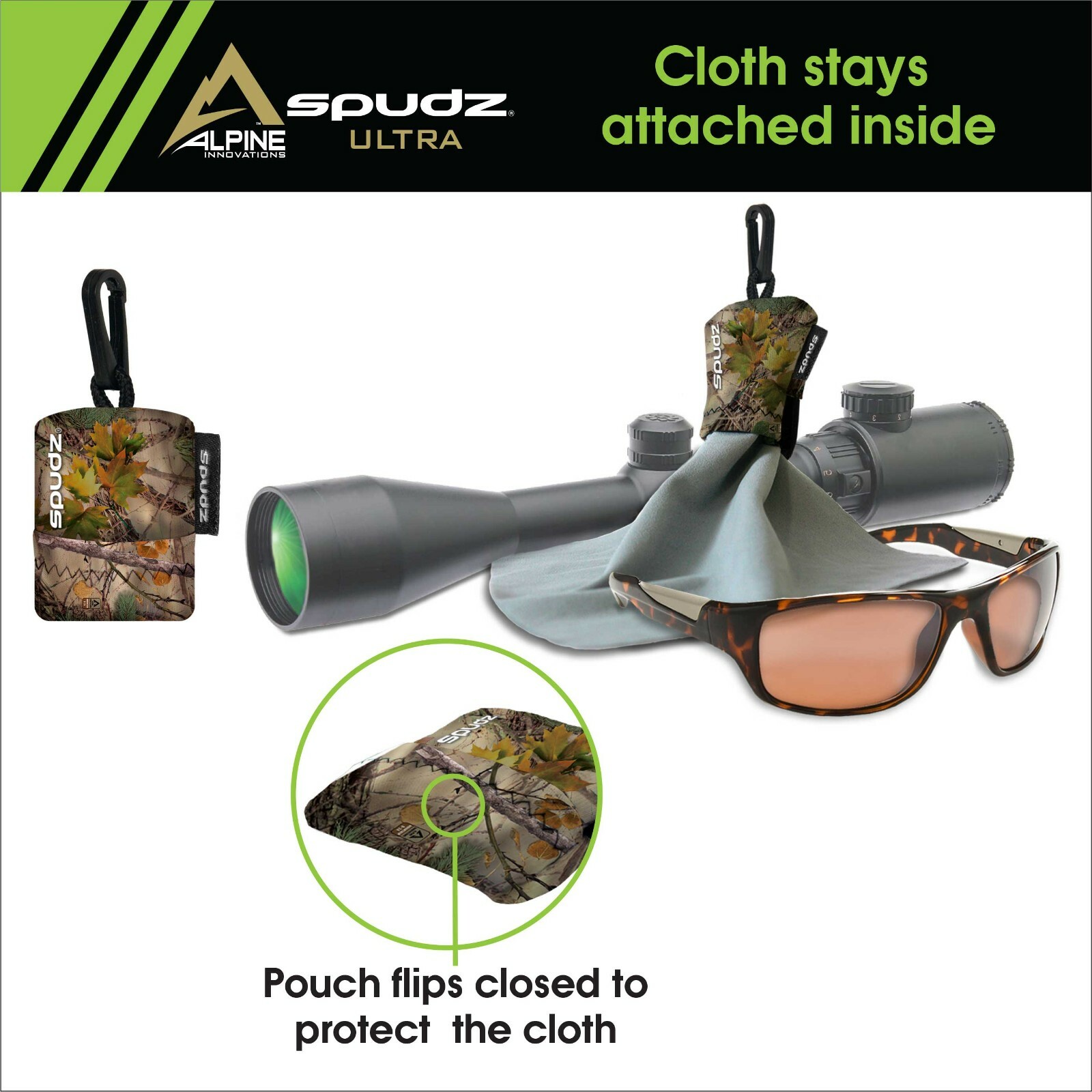 Spudz Microfiber microfiber lens cloth for Optics,cameras, Glasses, binoculars