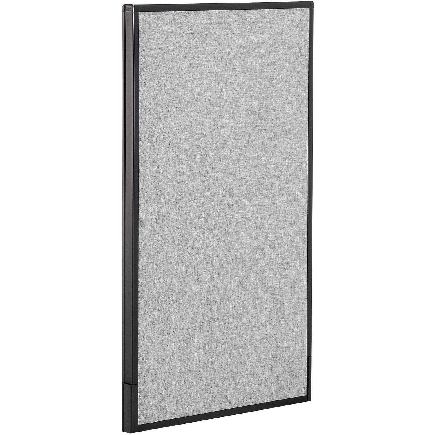 Office Partition Panel 24-1/4"W x 42"H Gray