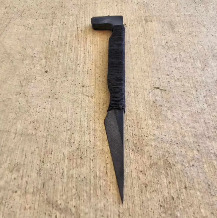 Revenant Corps IMP Fixed Knife 2.25" Black G10 Construction/Wrapped Handle 002H