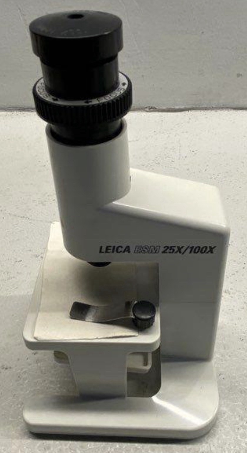 Leica ESM 25x/100x Educational Microscope with Prepared "Specimens" Slides
