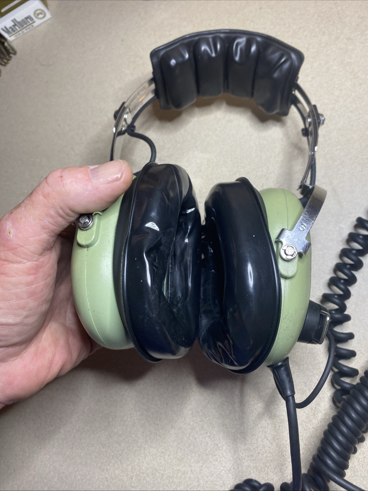 David Clark Headphones Dual Volume Control with Microphone H9930 40990G-01
