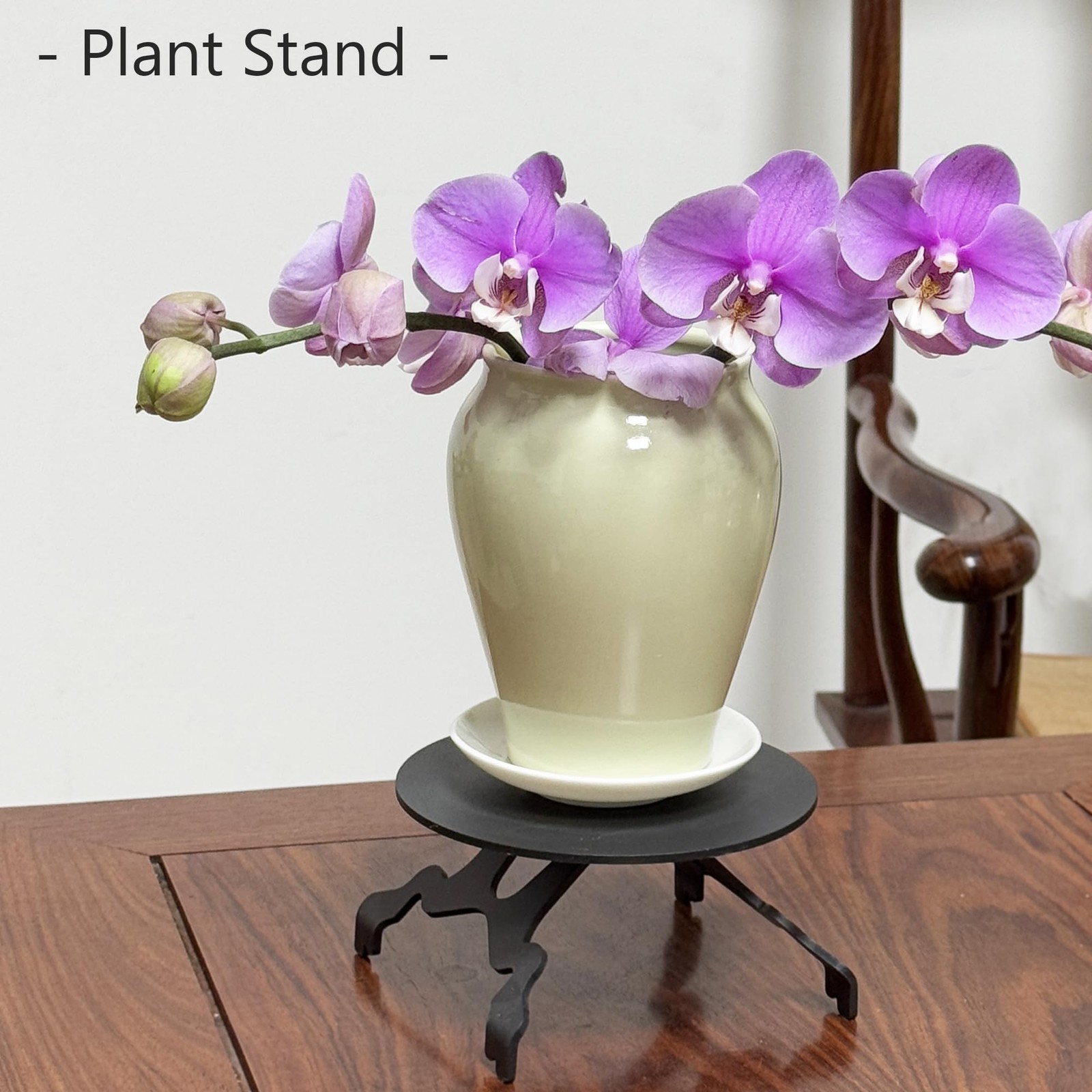 Multi-Functional Metal Stand for Desktop Black Sand Effect Speaker Desktop Sp...