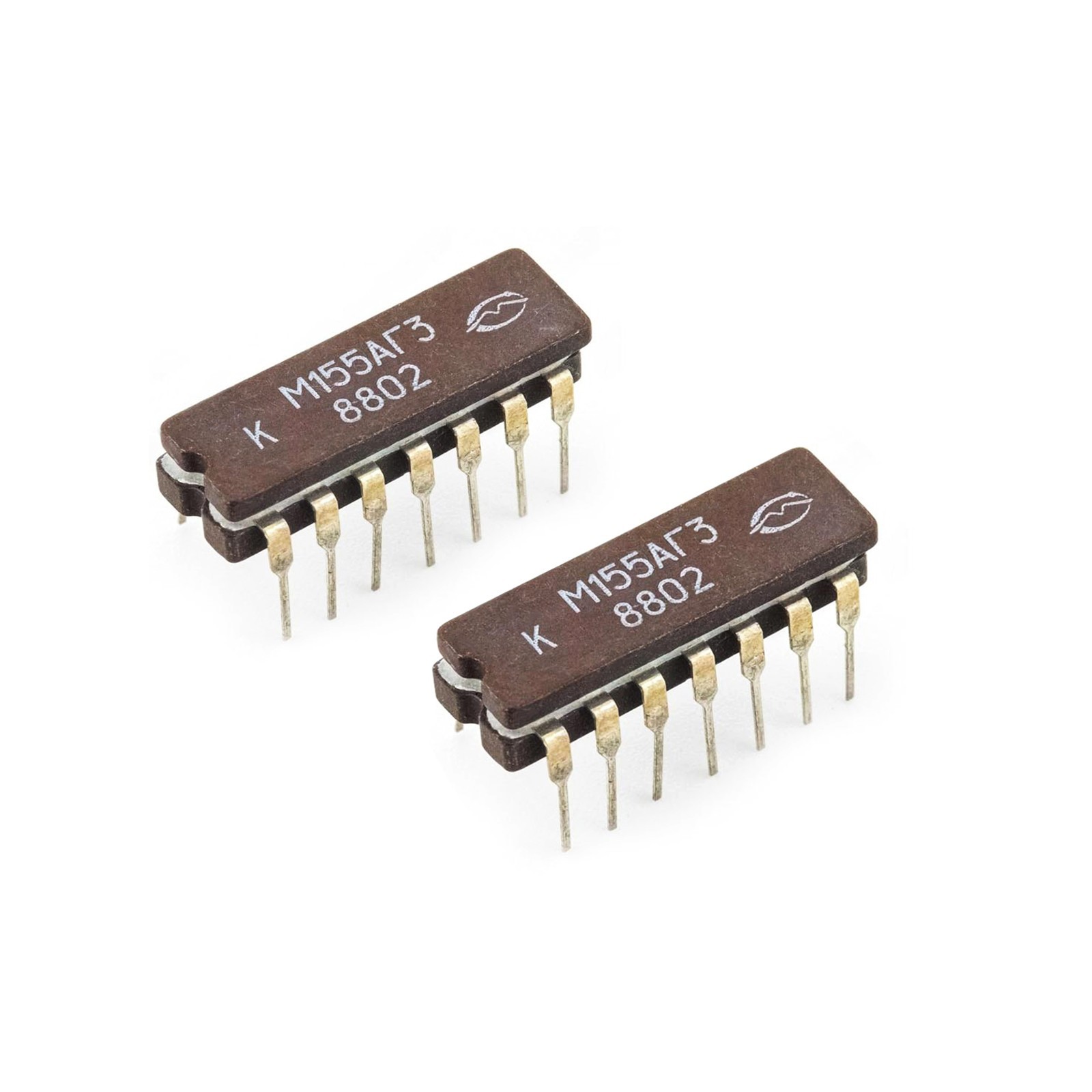20pcs KM155AG3 SN74123J Dual Multivibrator Ceramic CDIP-16 Mil-Spec Soviet
