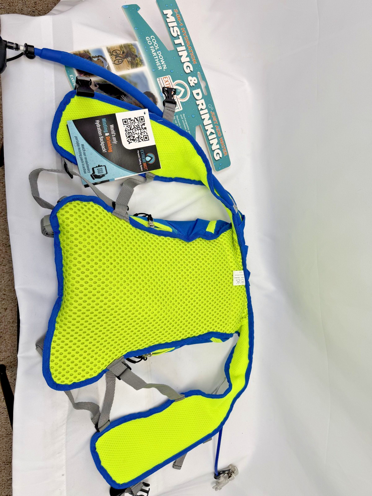 Hydration Backpack – Drinking & Cooling Misting Size L-4XL