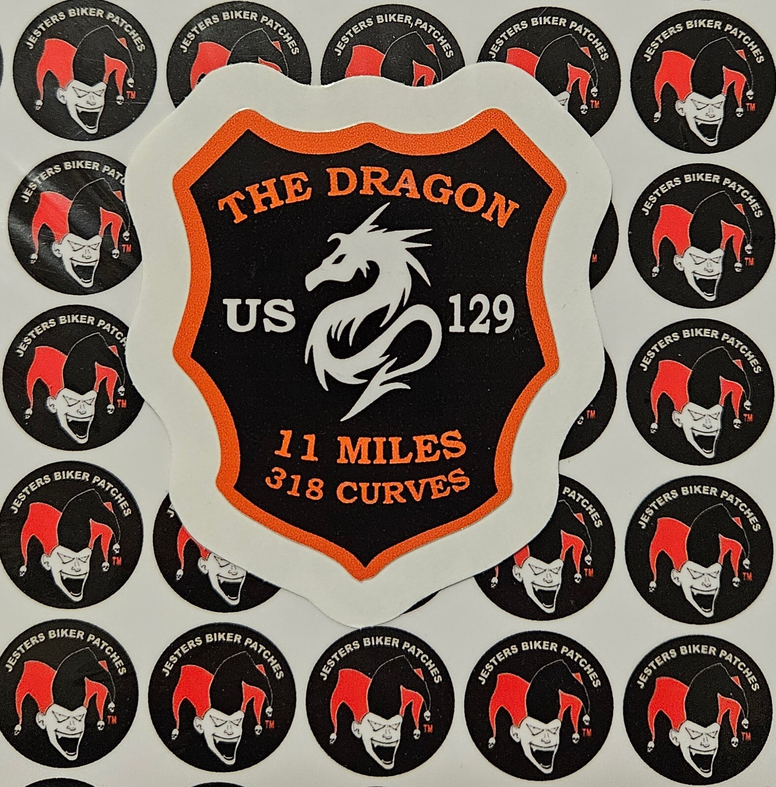 I Rode The Dragon Highway 129 Tail Of The Dragon Vinyl Sticker SMALL 2024 #1