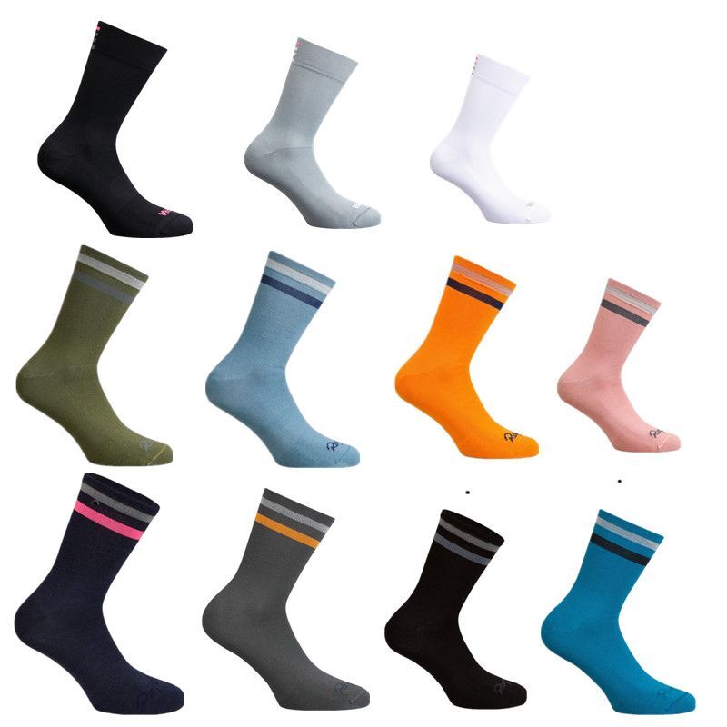 All-Weather Cycling Socks - Knee-High Nylon Spandex Elastic Breathable Footwear