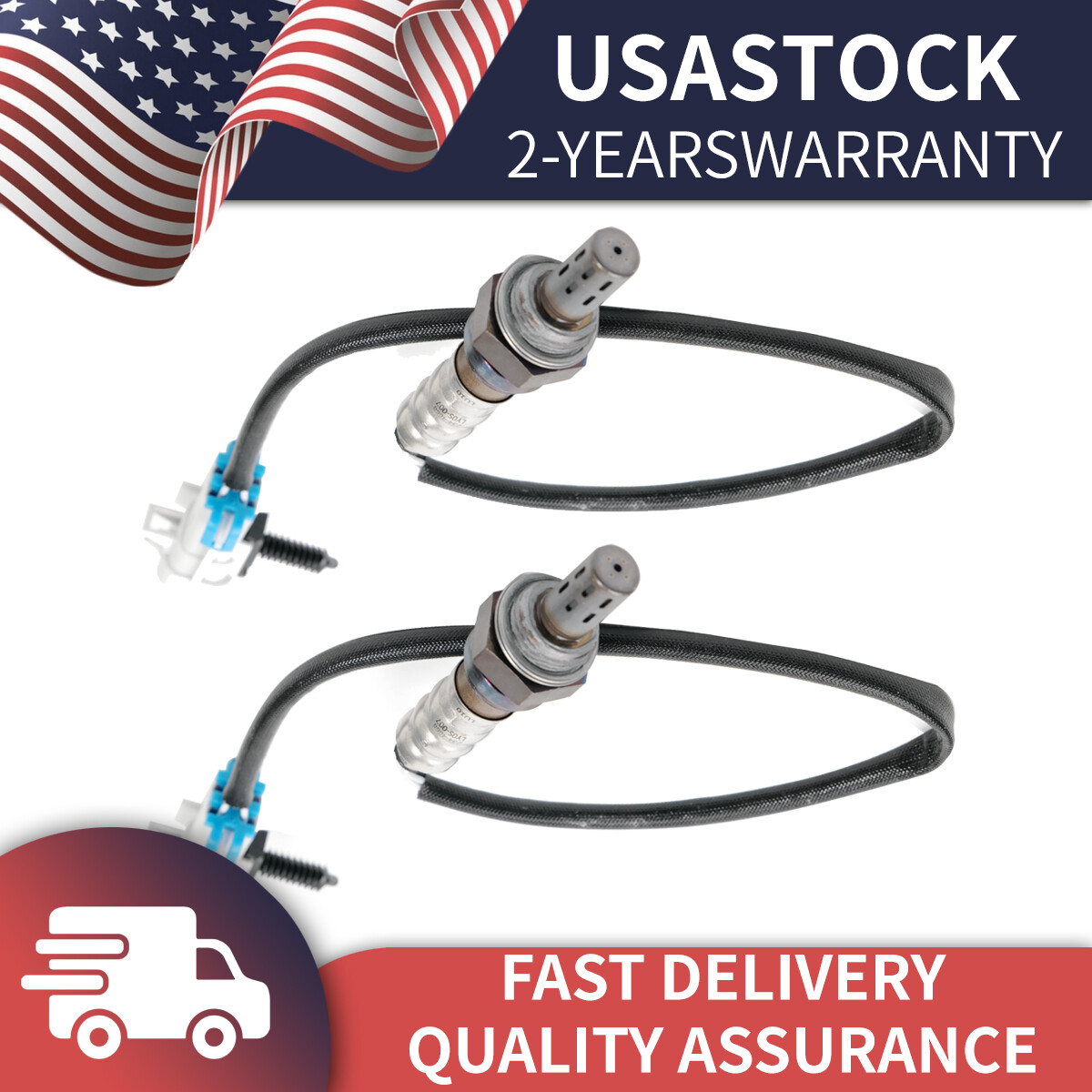 2PCS O2 Oxygen Sensor Upstream &/or Downstream For Chevy 1500 5.3L GMC 2/4 Door