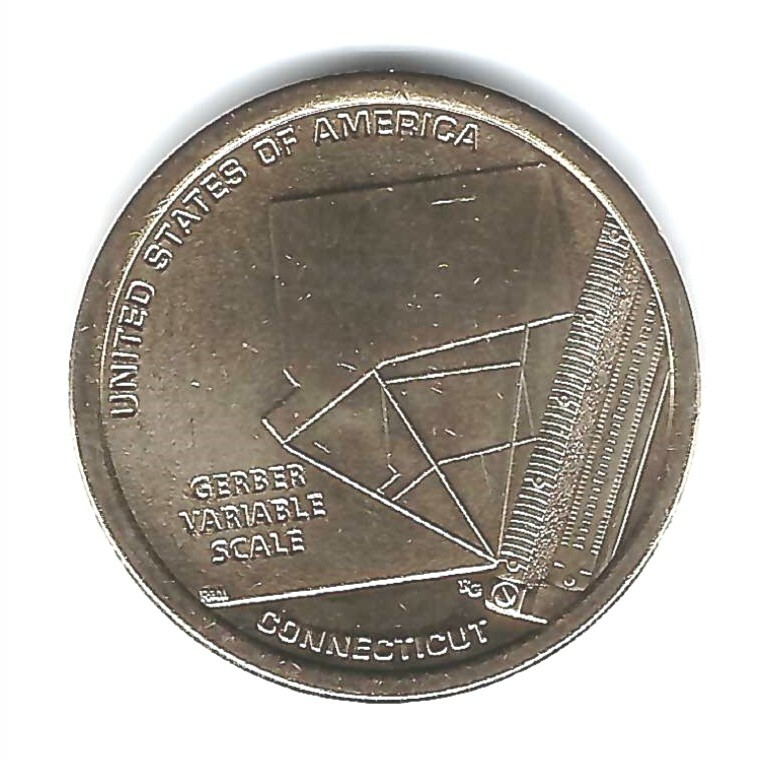 2020-D Denver $1 Coin for American Innovation Connecticut Series!