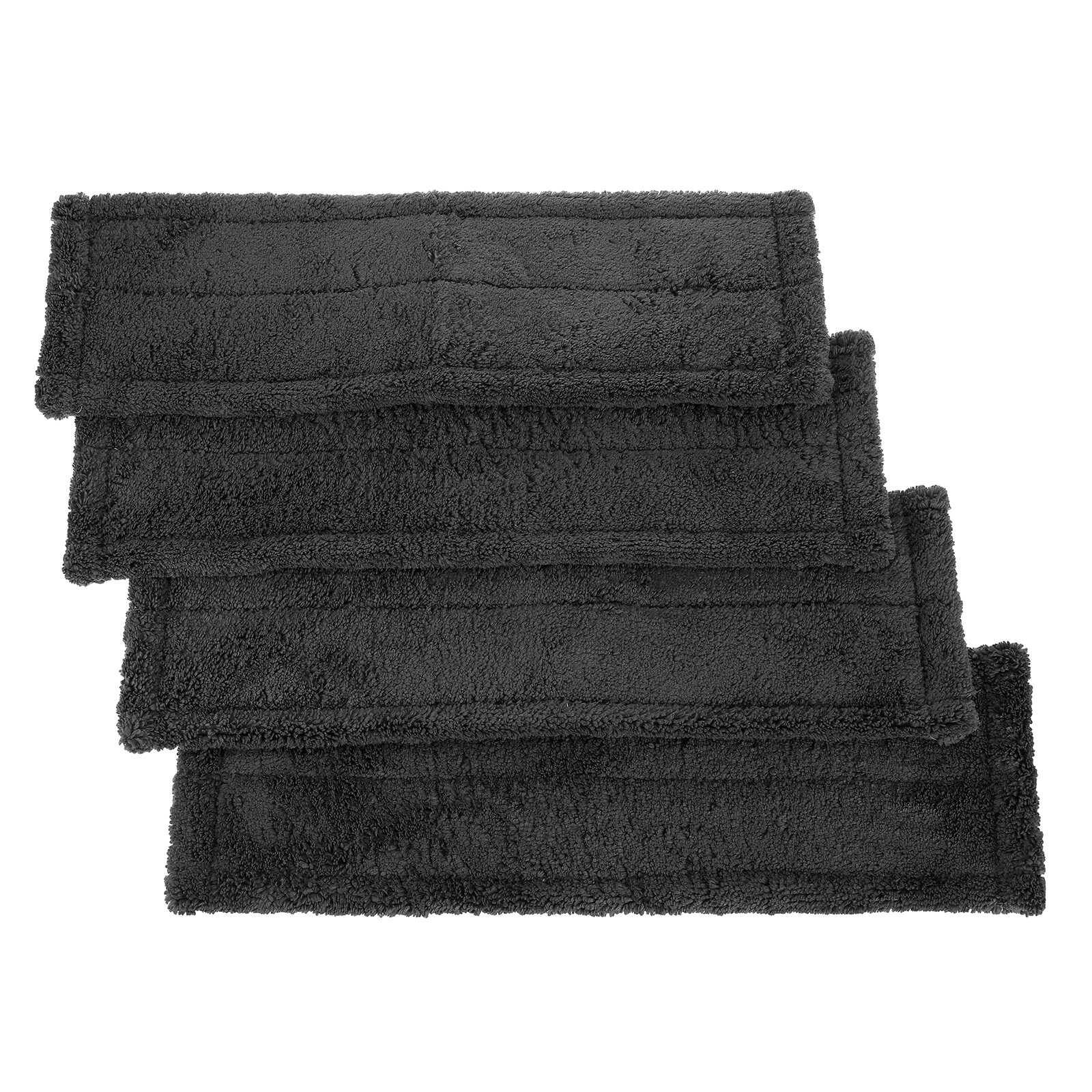 8Pcs Replacement Microfiber Cleaning Refill Pads For Flat Mop 18'' Reusable Tool