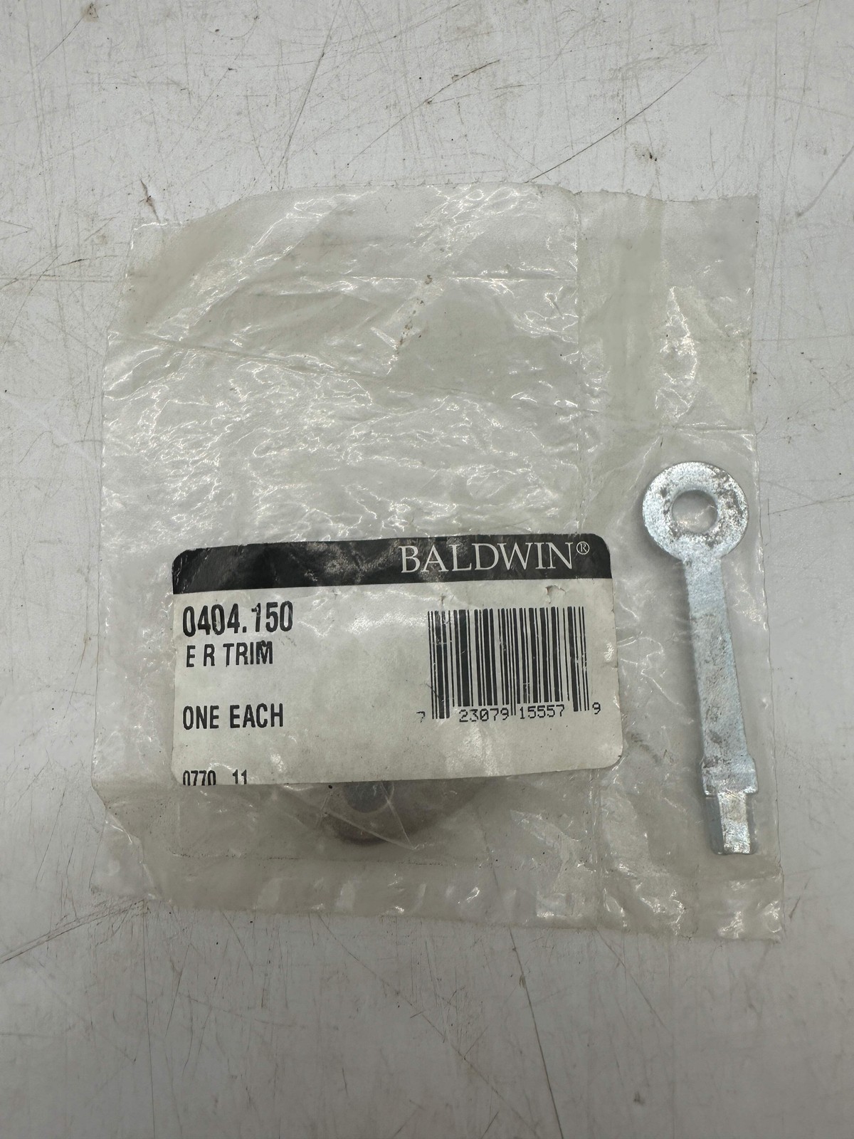 Baldwin 0404.150 Oval Emergency Release Trim, Satin Nickel *Lot of (6)* (New)