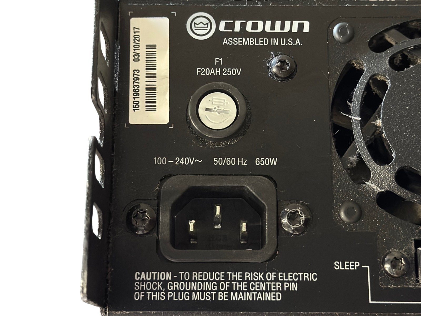 Crown DCi 4|300 Four-channel power amplifier