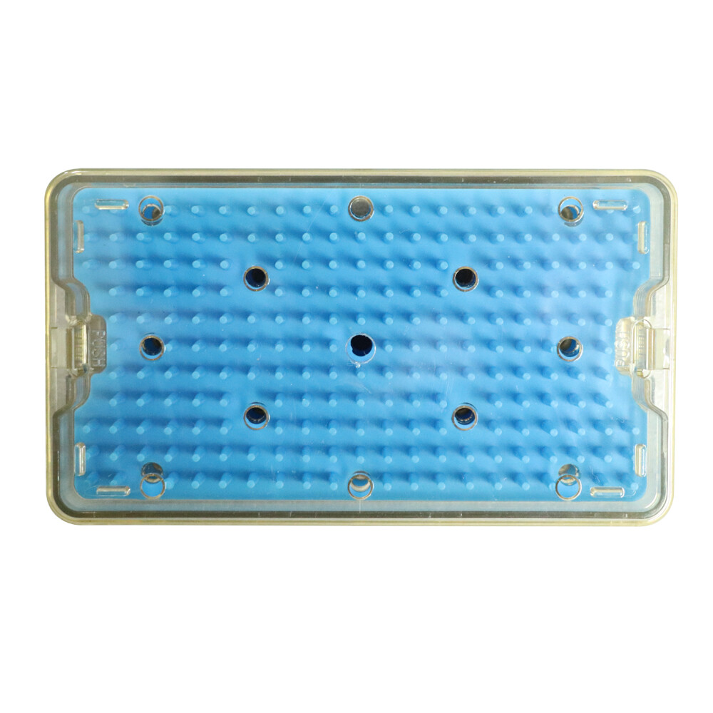 Double layer surgical box surgical tray sterilization case box with mat PPSU